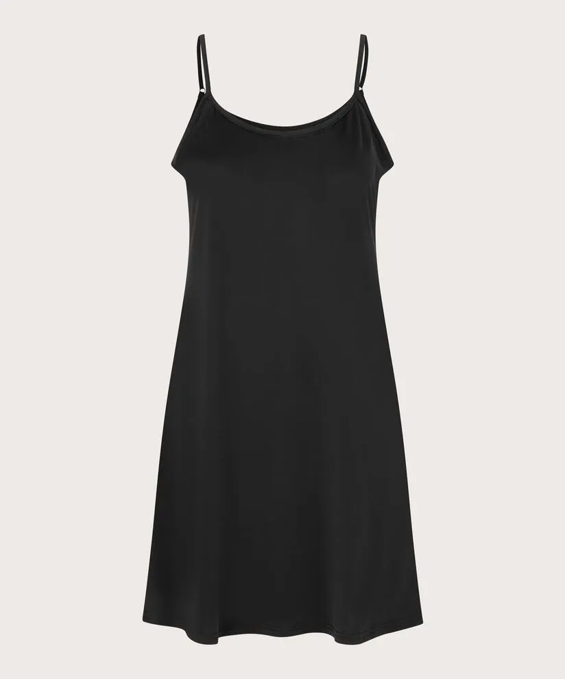 1005782 MaHelle Slip Dress - Black