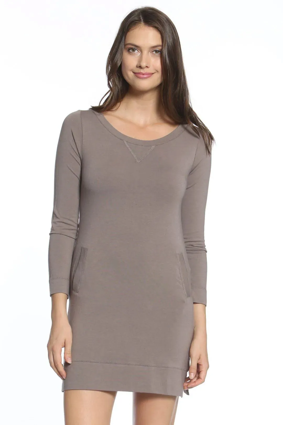 3/4 Sleeve Lounge Dress - Clearance Rack