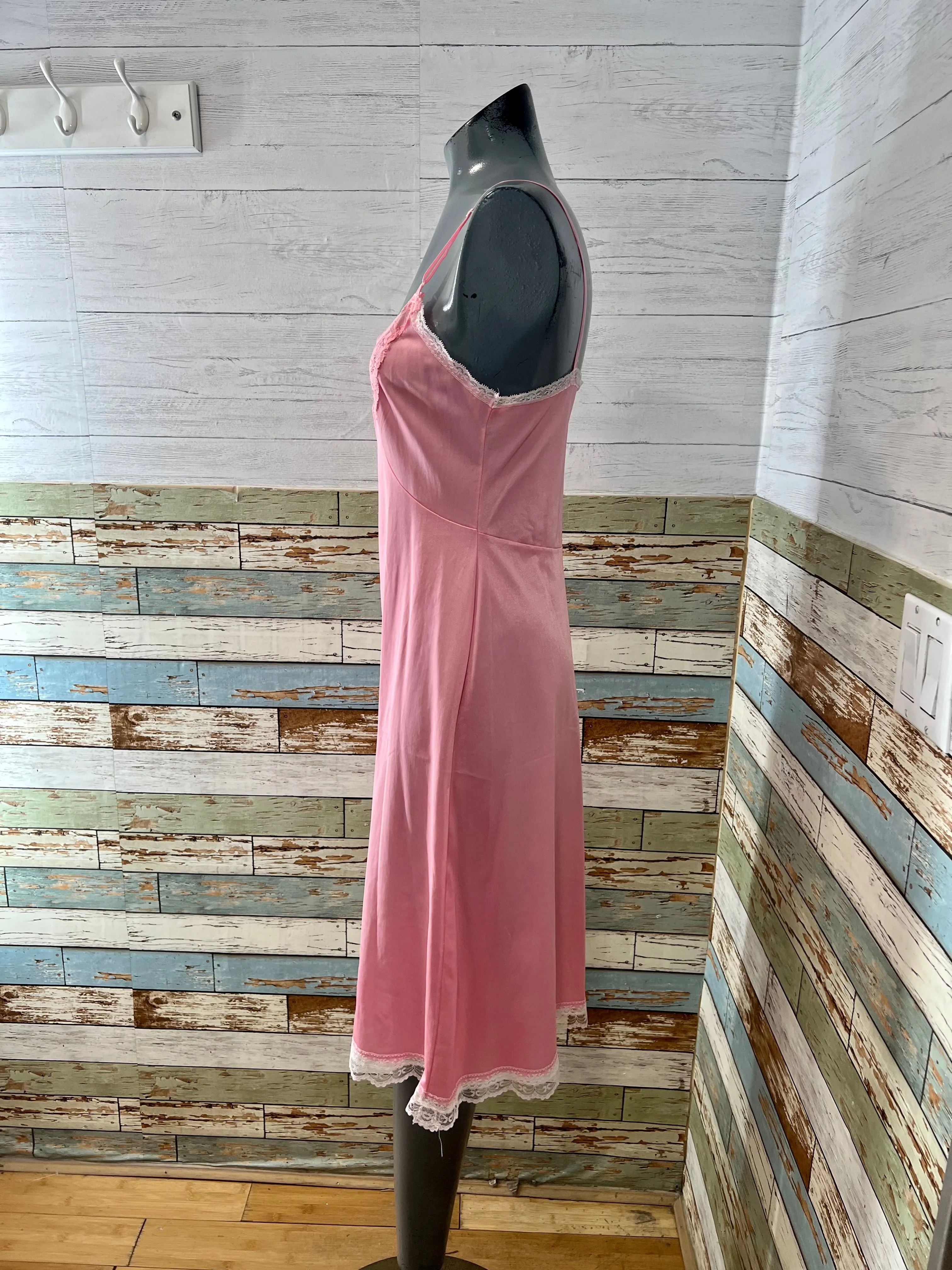 70’s Pink Slip Dress