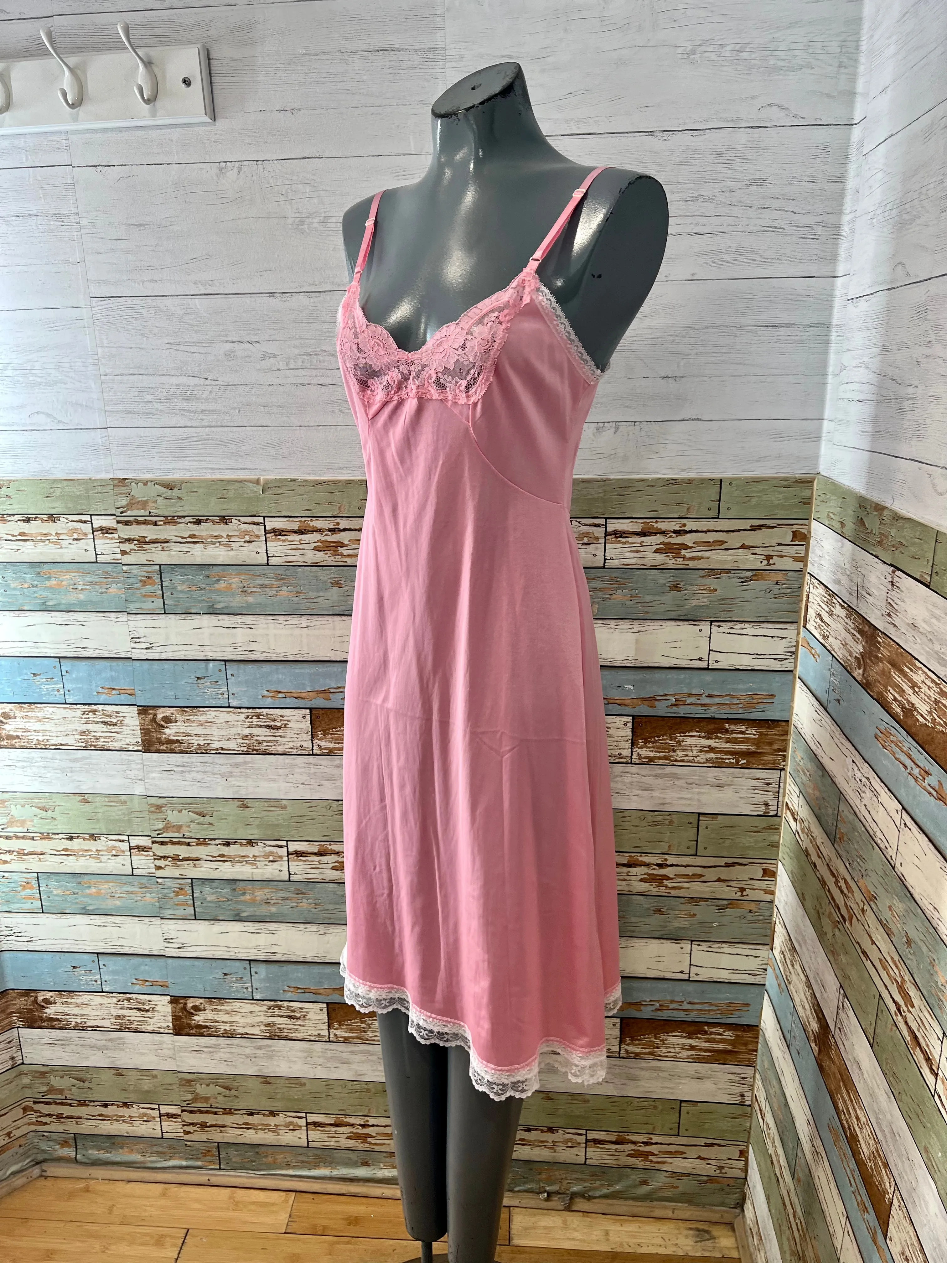 70’s Pink Slip Dress