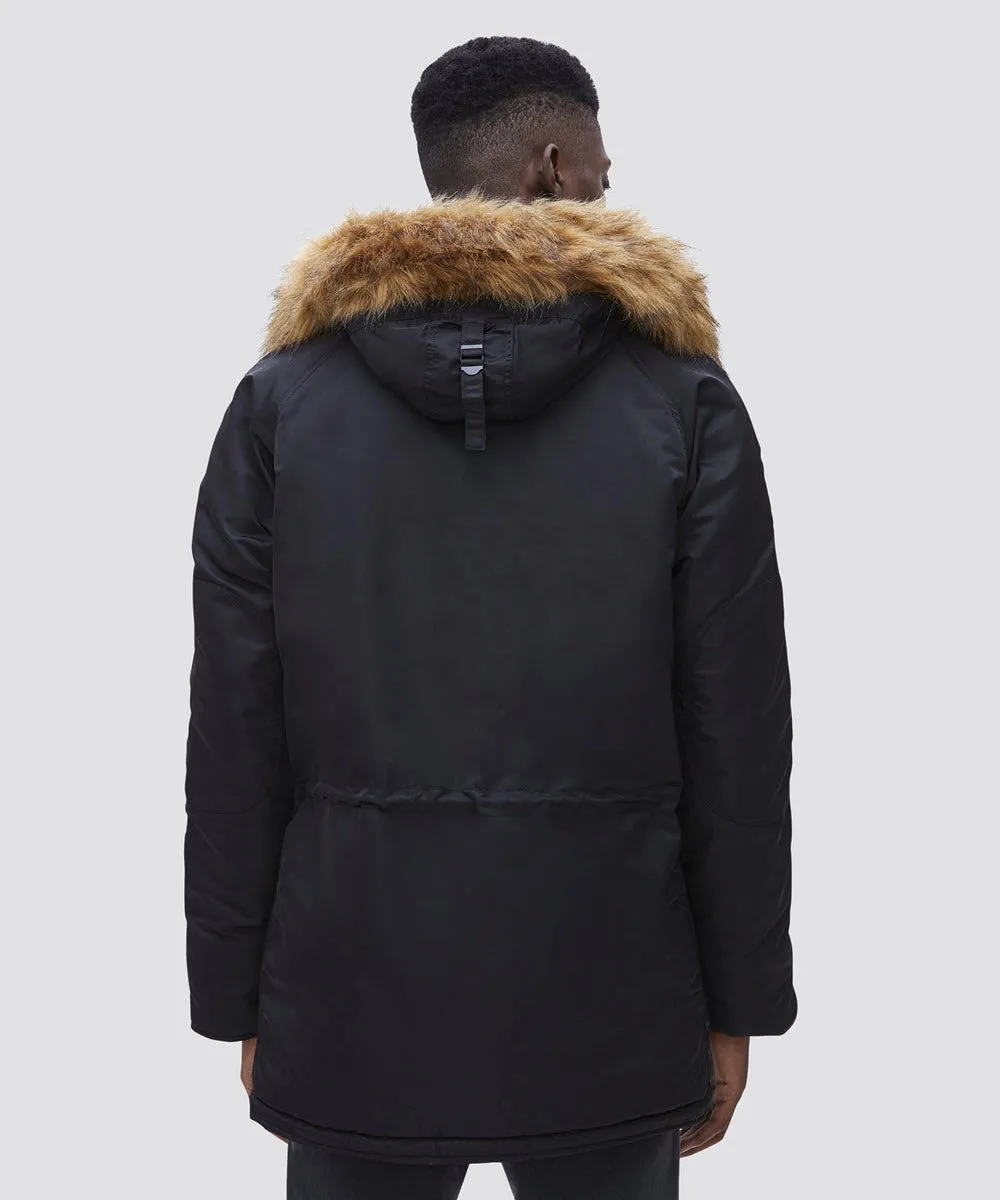 Alpha Industries Men's Slim Fit N-3B Parka - Black