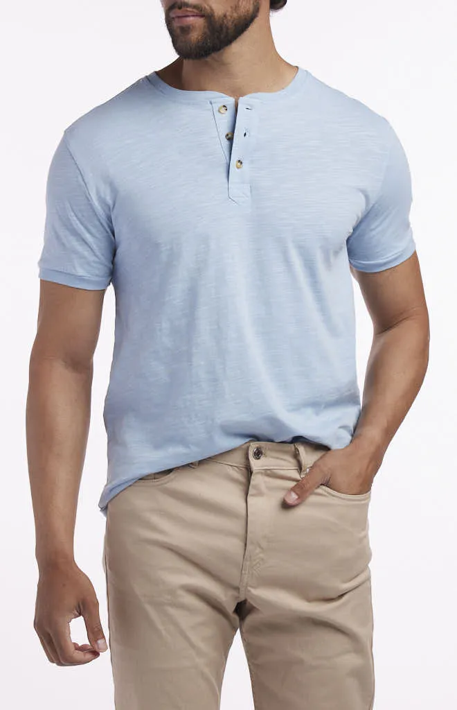 American Heritage Short-Sleeve Henley Tee