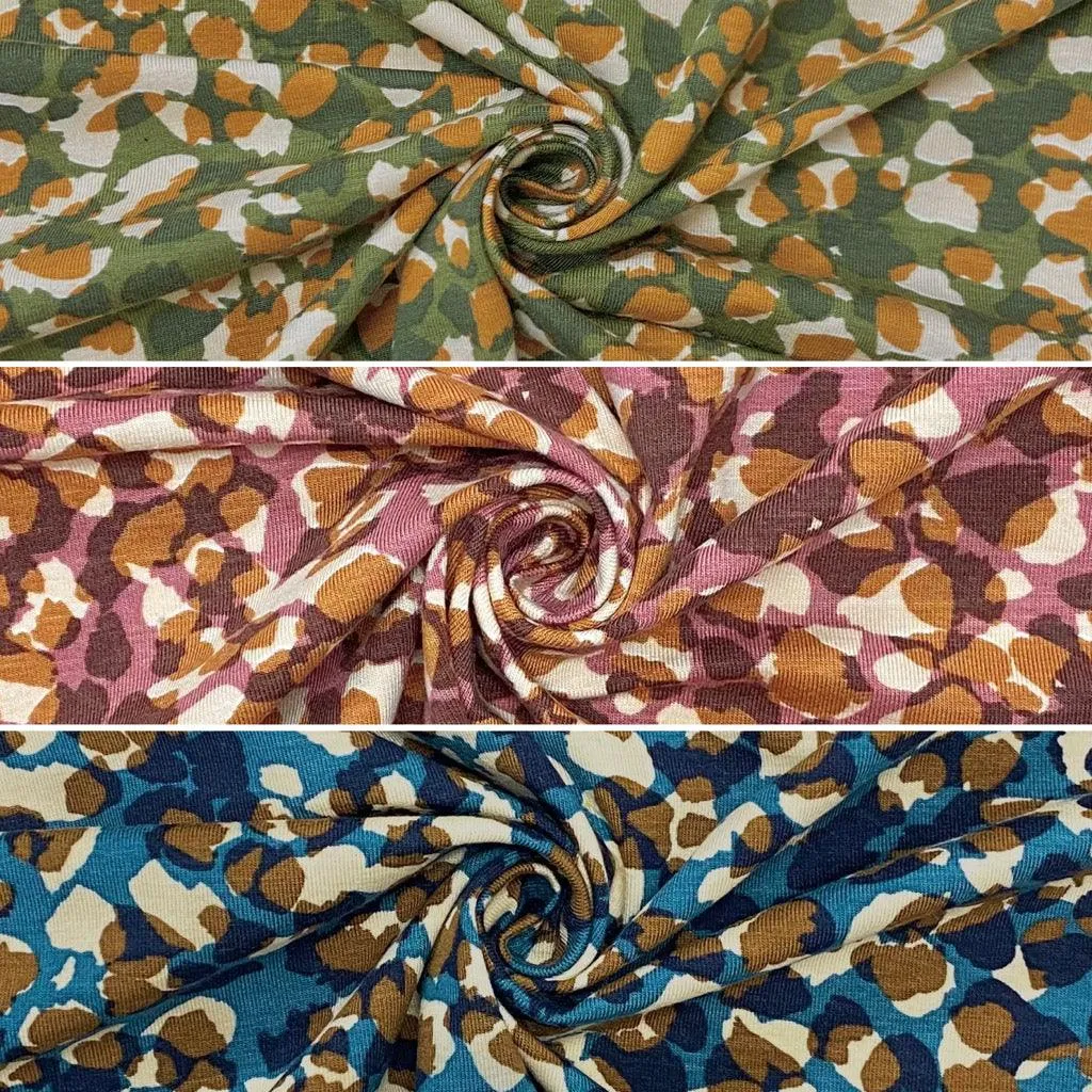 Animal Skin Modal Jersey Fabric