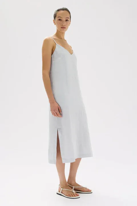 ASSEMBLY LABEL - Vallory Linen Slip Dress - Blue Haze