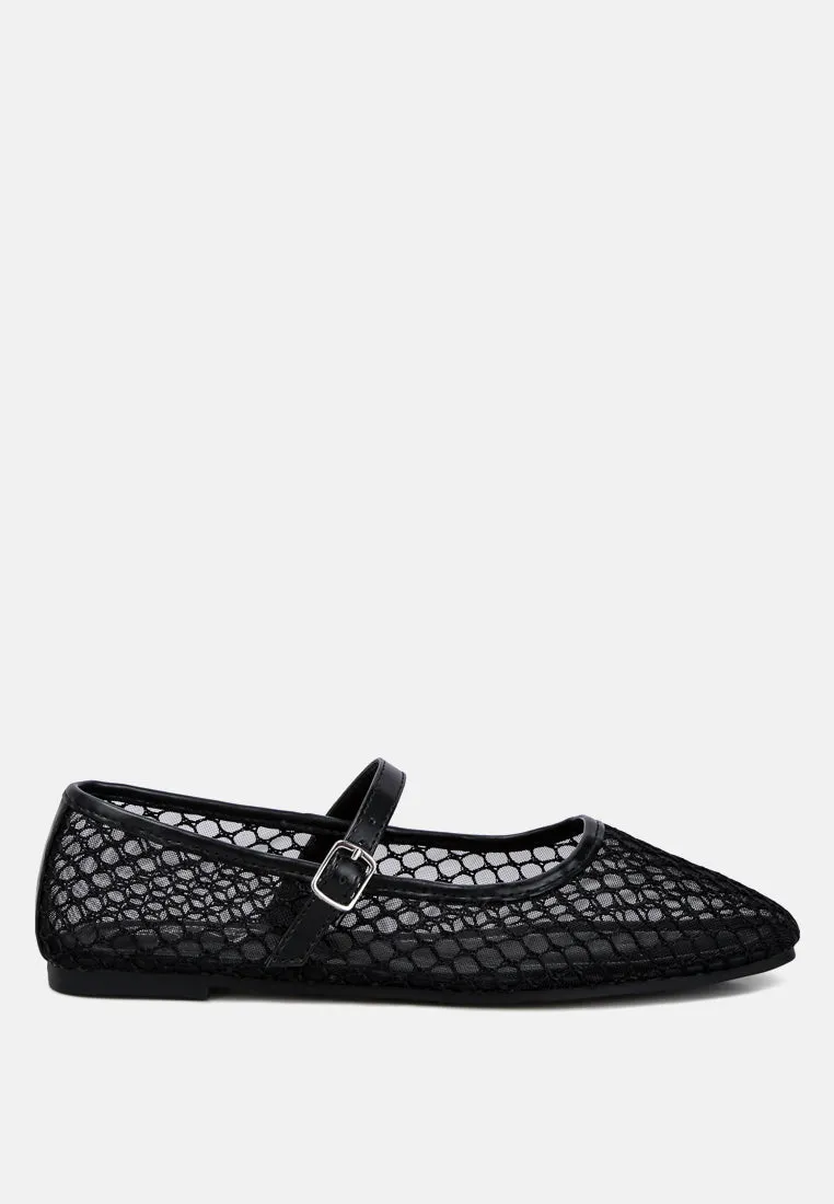 Averona Mesh Mary Jane Flats