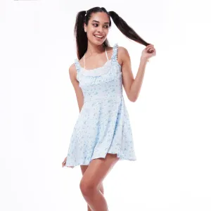 Babydoll Lace Mini Dress