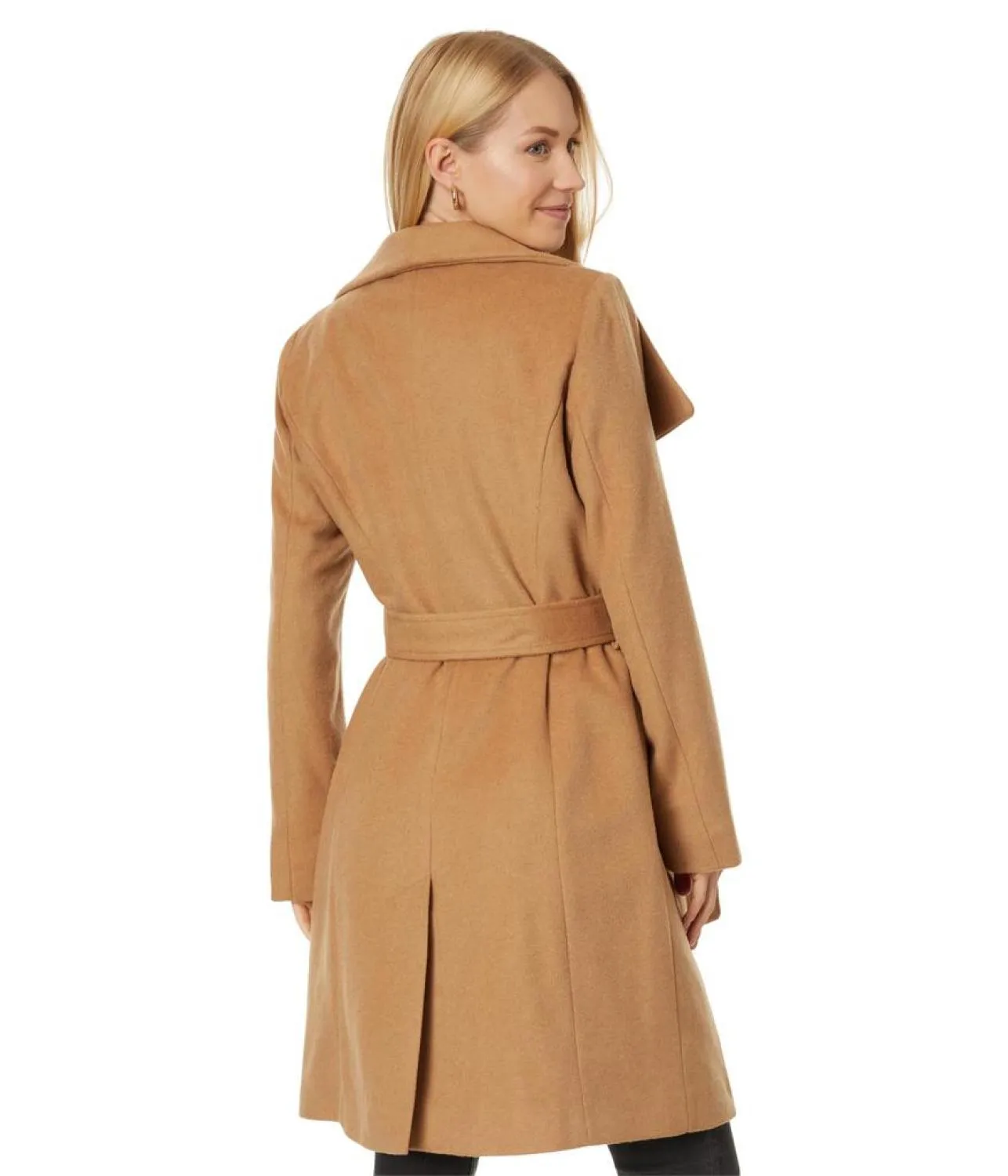 Belted Wool Wrap M125868Q74