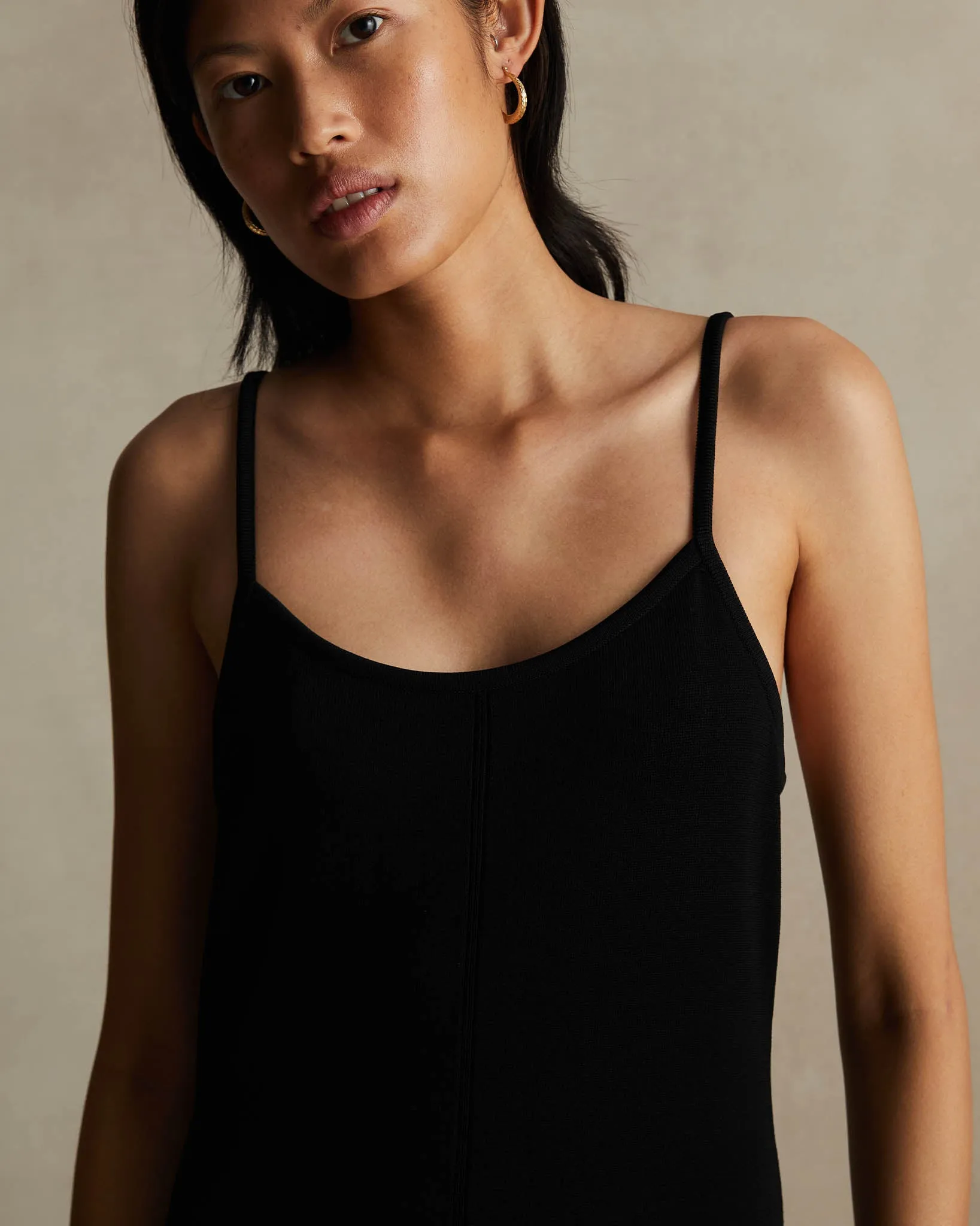 Black Lucia Camisole Dress