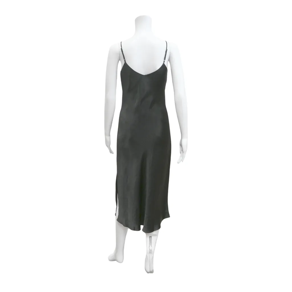 Black Mallory Slip Dress