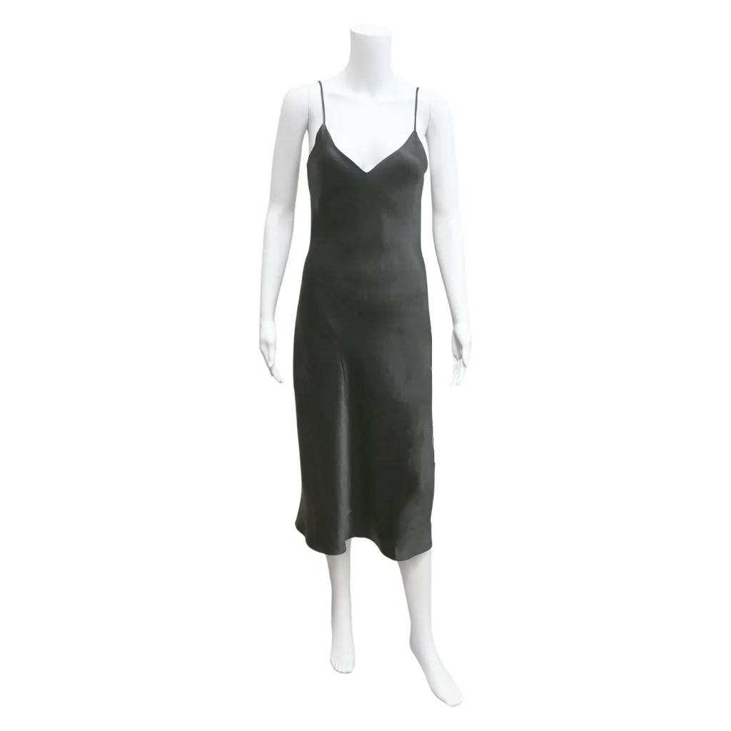 Black Mallory Slip Dress