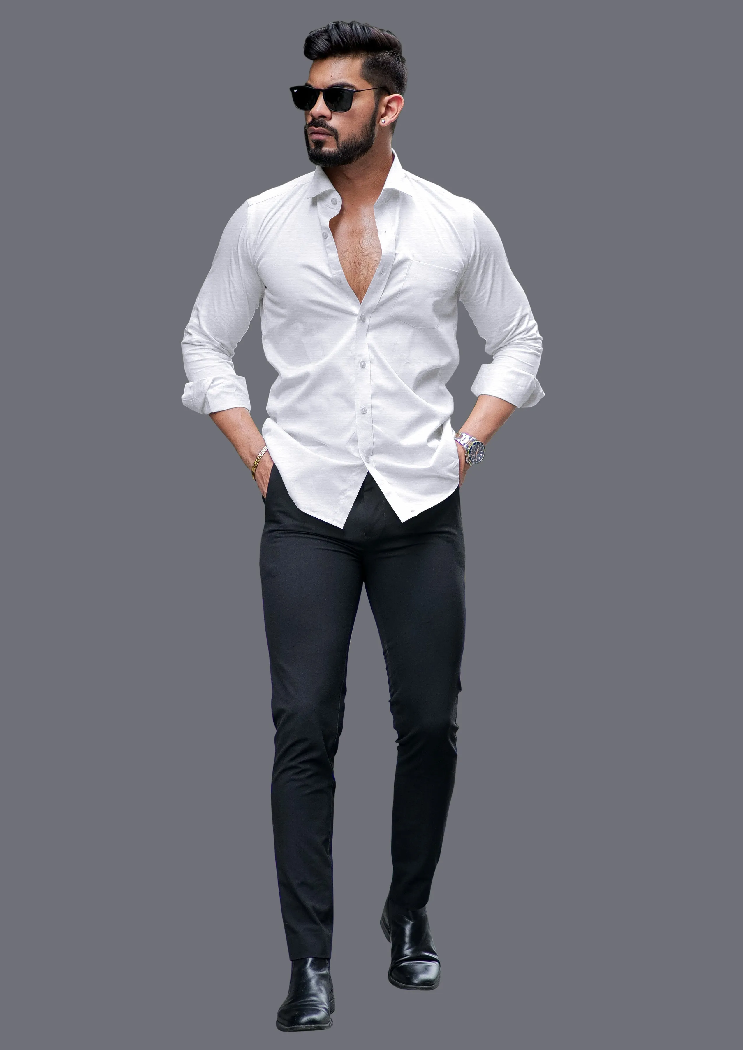 Bollywood Style Shirt With Trouser (Combo) S-18 P-01