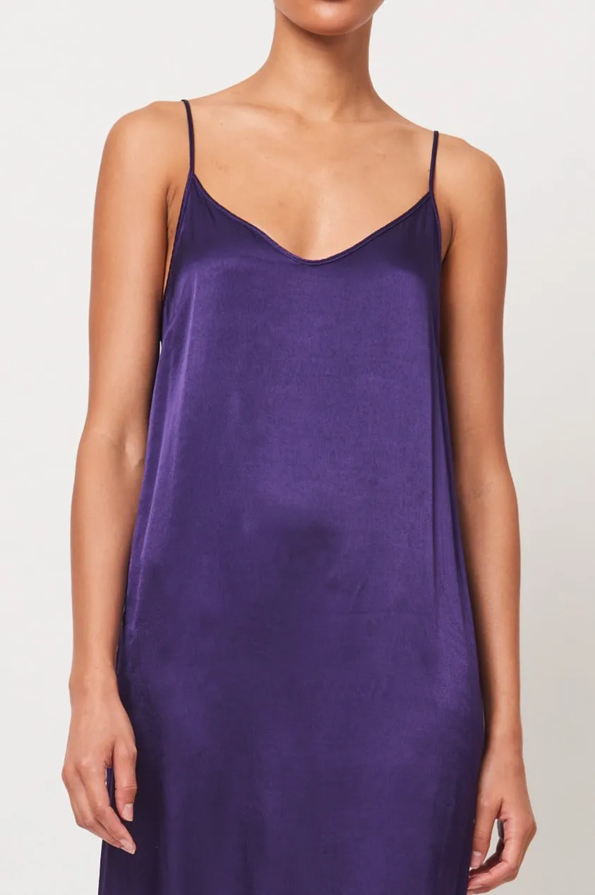 Bright Violet Eve Slip Dress