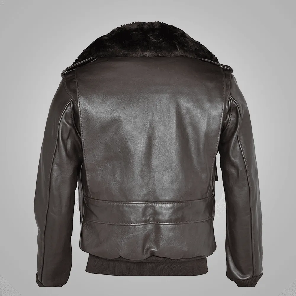 Brown RAF A2 Cowhide Flight Jacket