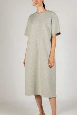 Butter Modal Long Dress - Grey