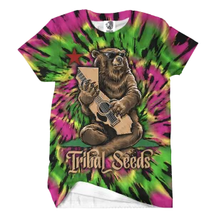 California Bear Sublimated Tie Dye Tee