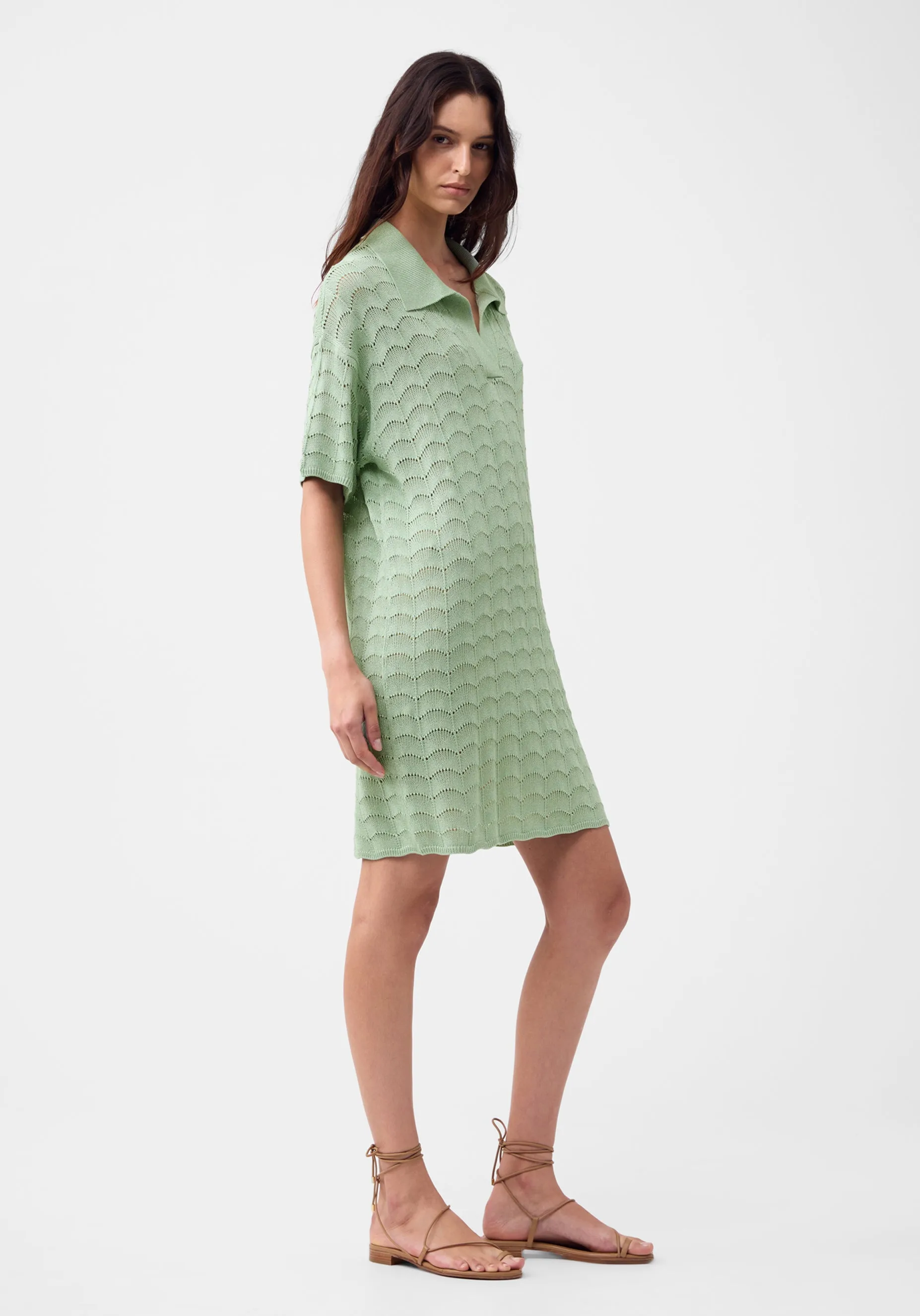 Calista Knit Dress_Mint