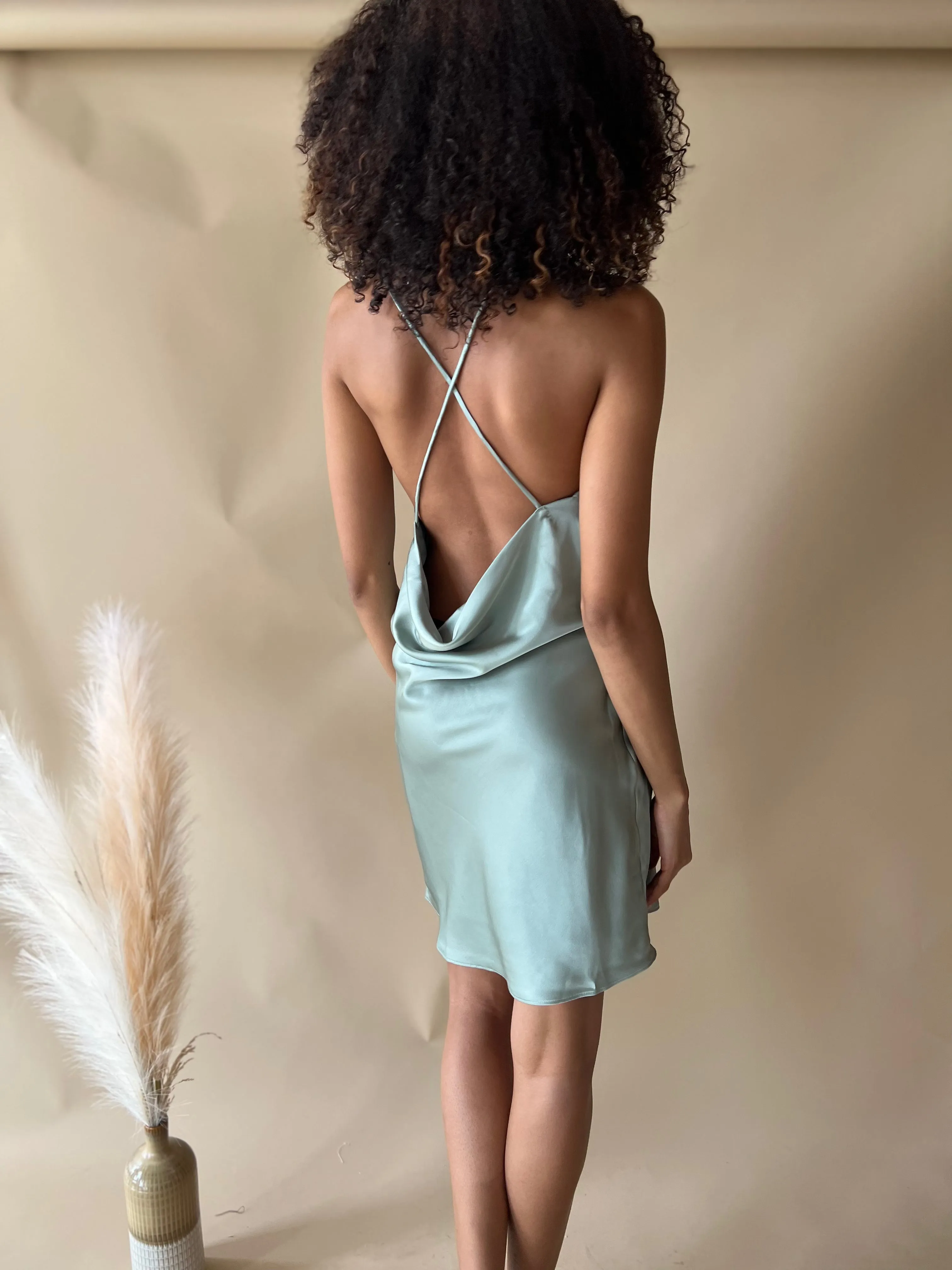 Capri Sea Glass Slip Dress