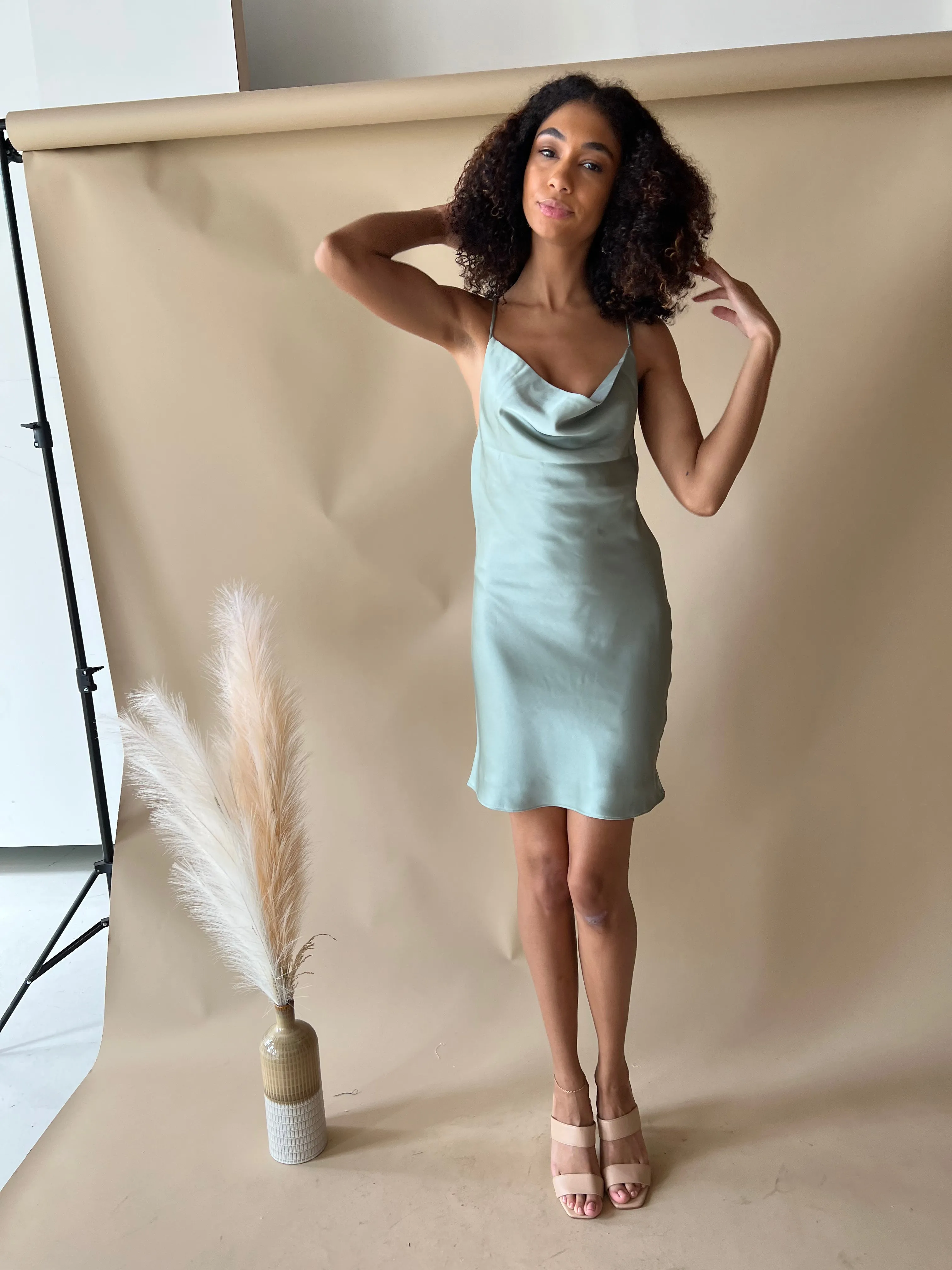 Capri Sea Glass Slip Dress