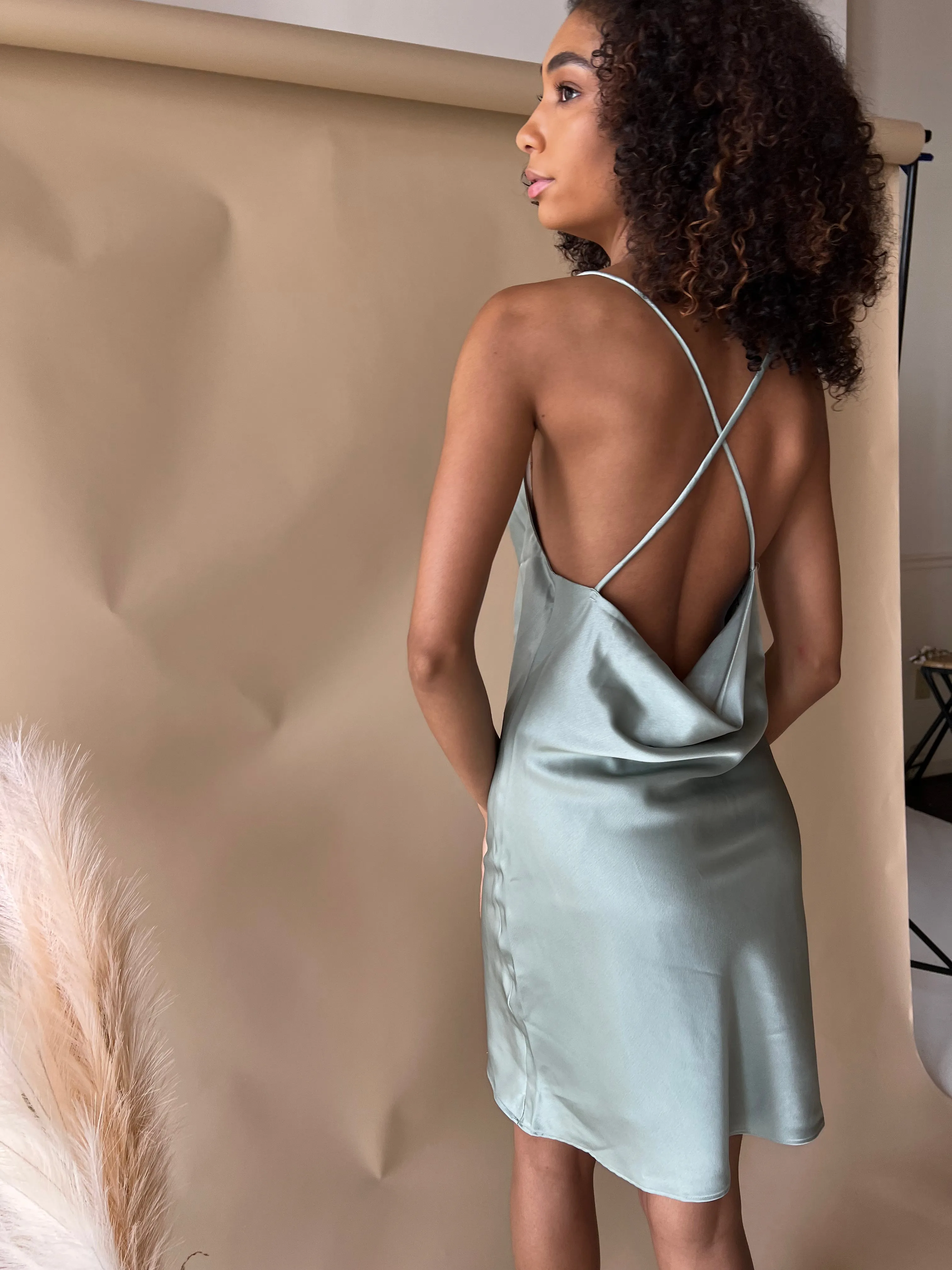 Capri Sea Glass Slip Dress