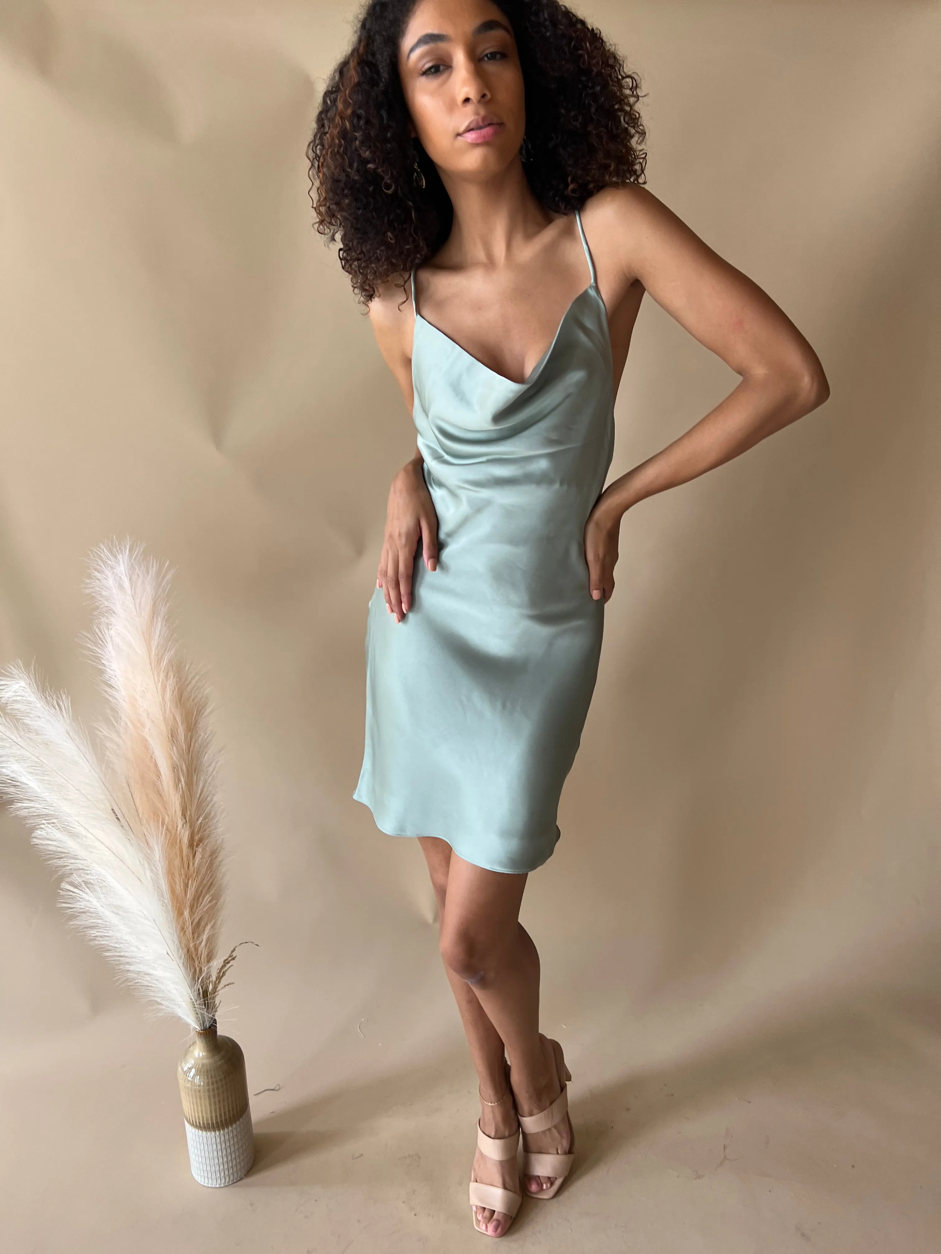 Capri Sea Glass Slip Dress