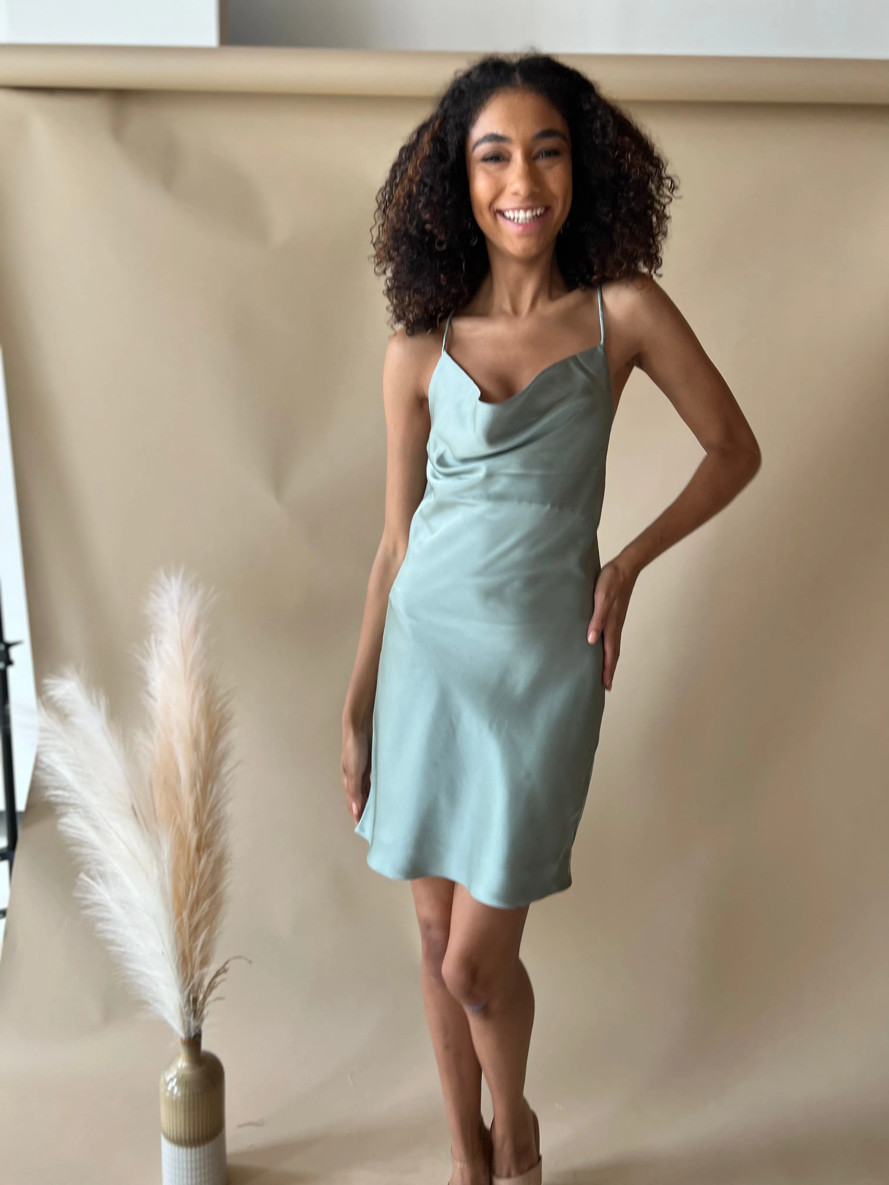 Capri Sea Glass Slip Dress