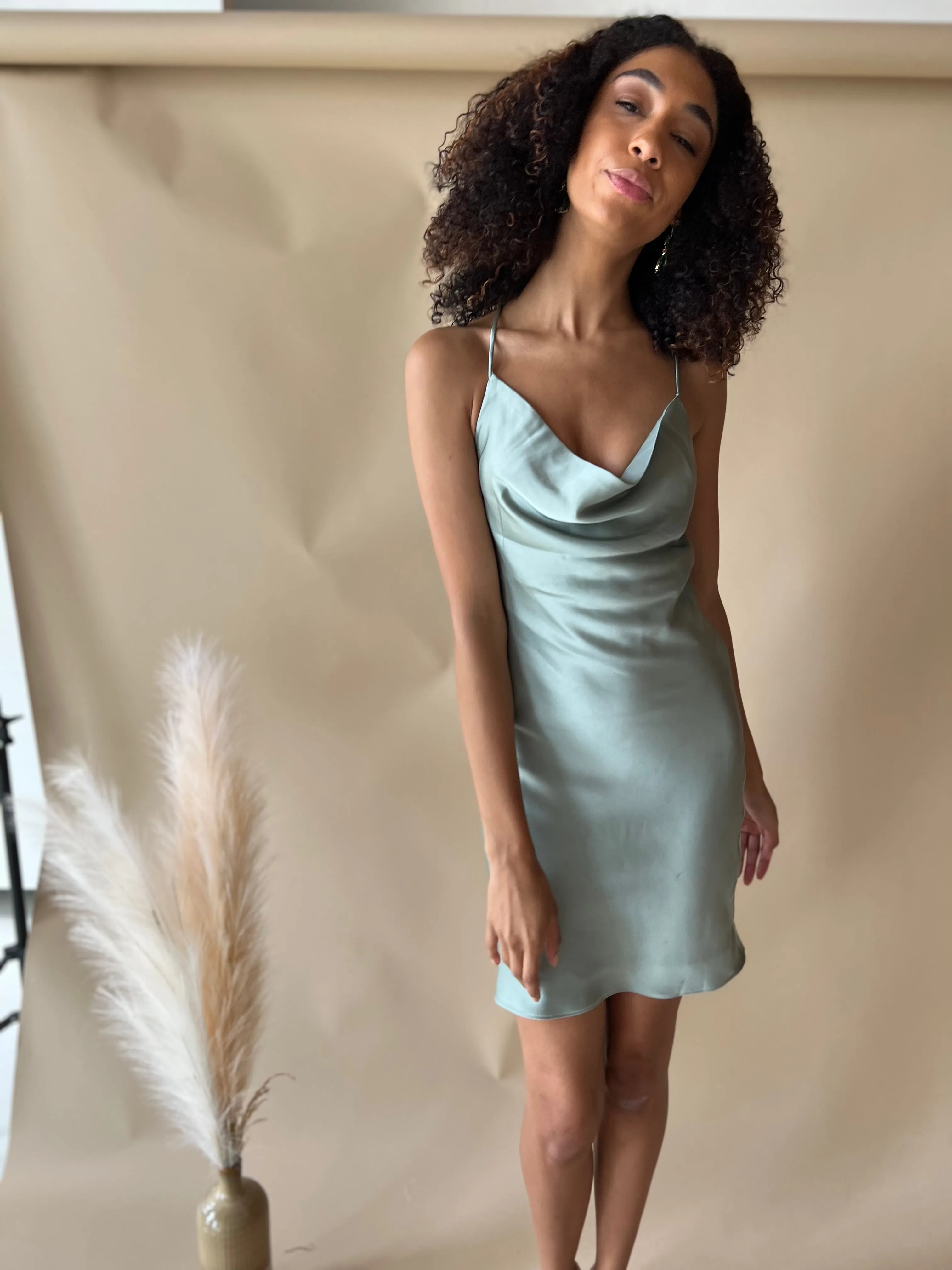 Capri Sea Glass Slip Dress