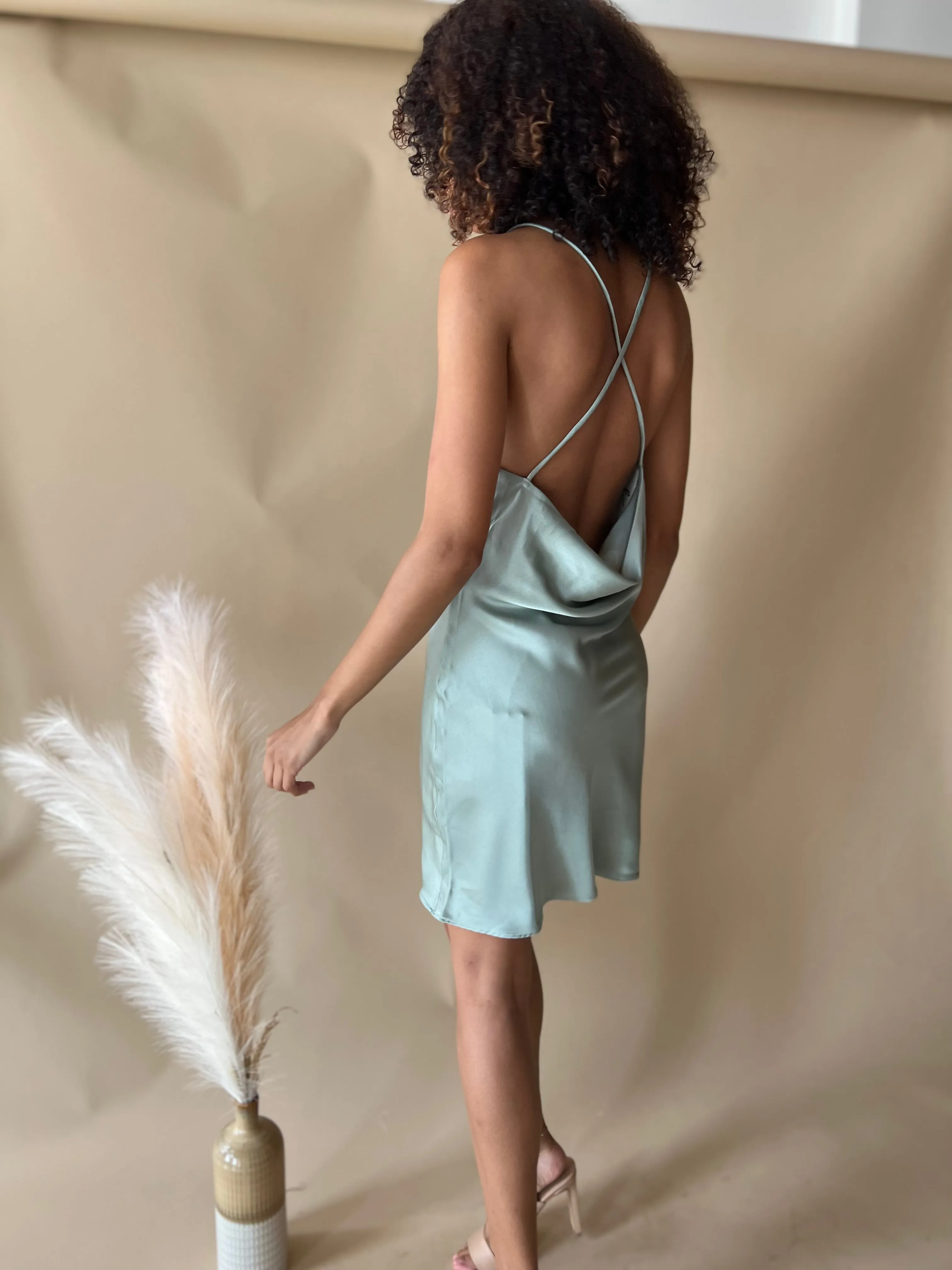 Capri Sea Glass Slip Dress