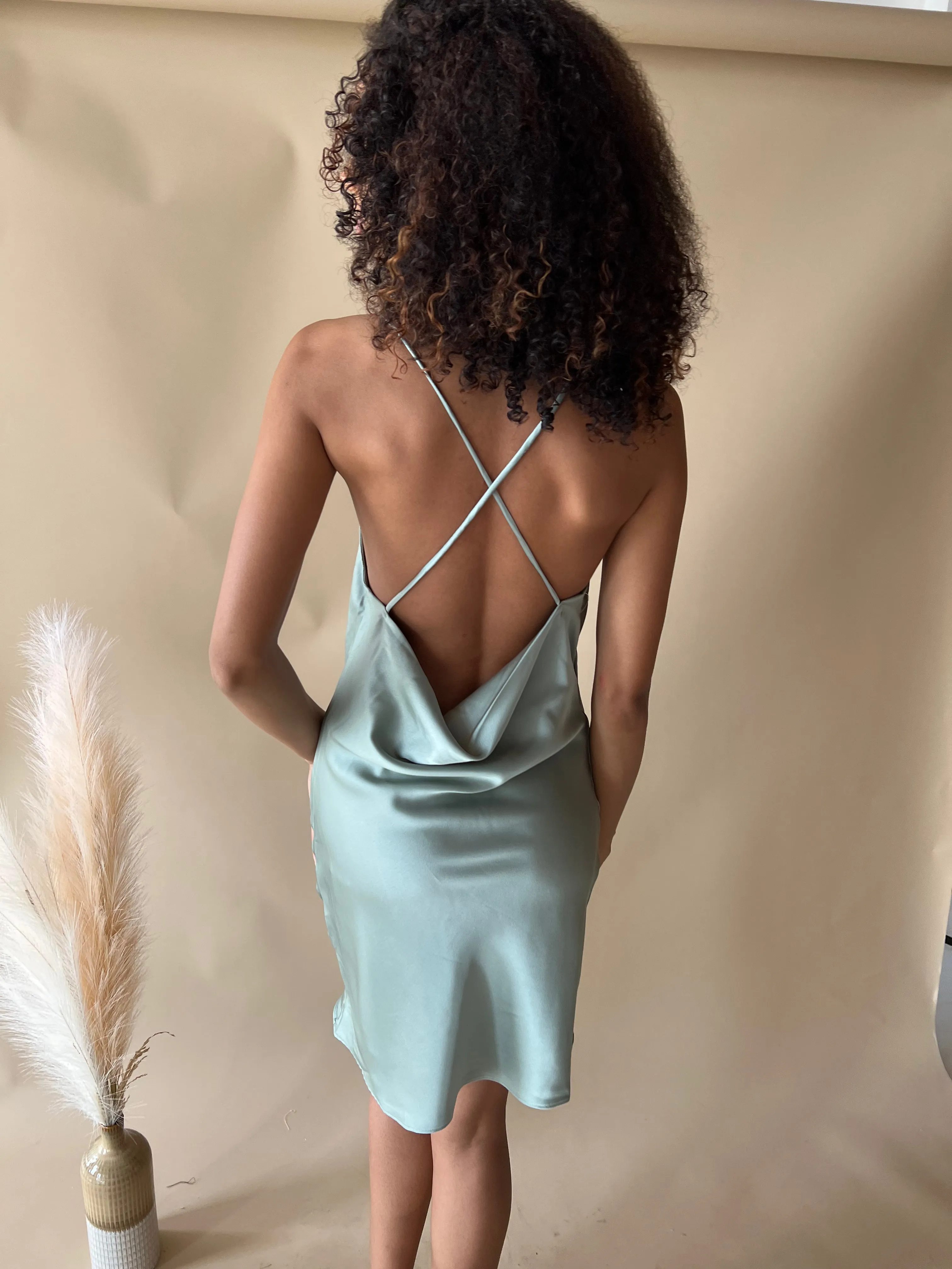 Capri Sea Glass Slip Dress