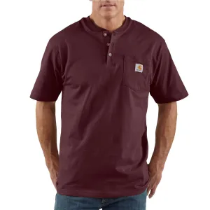 Carhartt Men's Tall Port Short Sleeve Workwear Henley