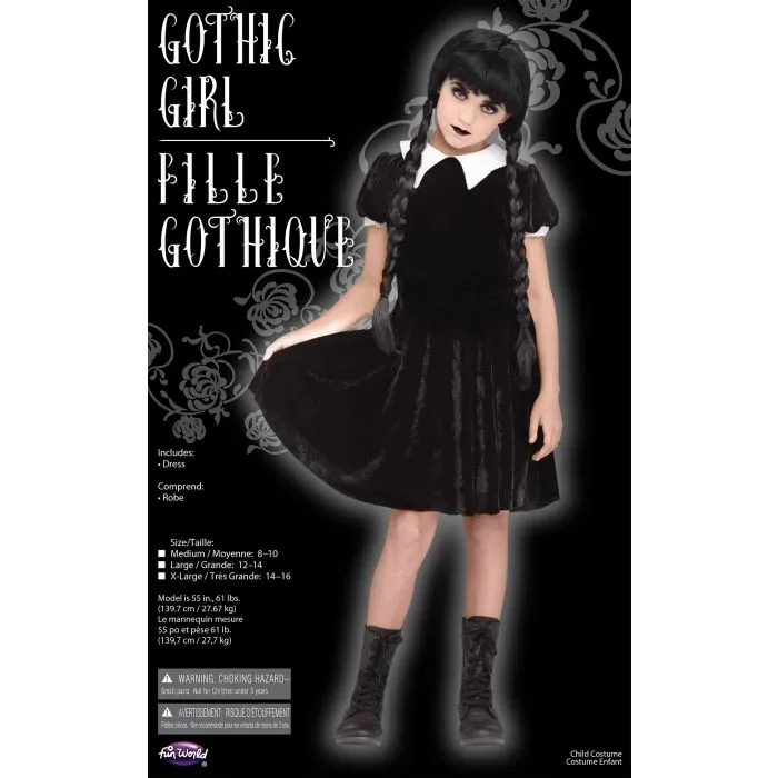 Child's Gothic Girl Costume