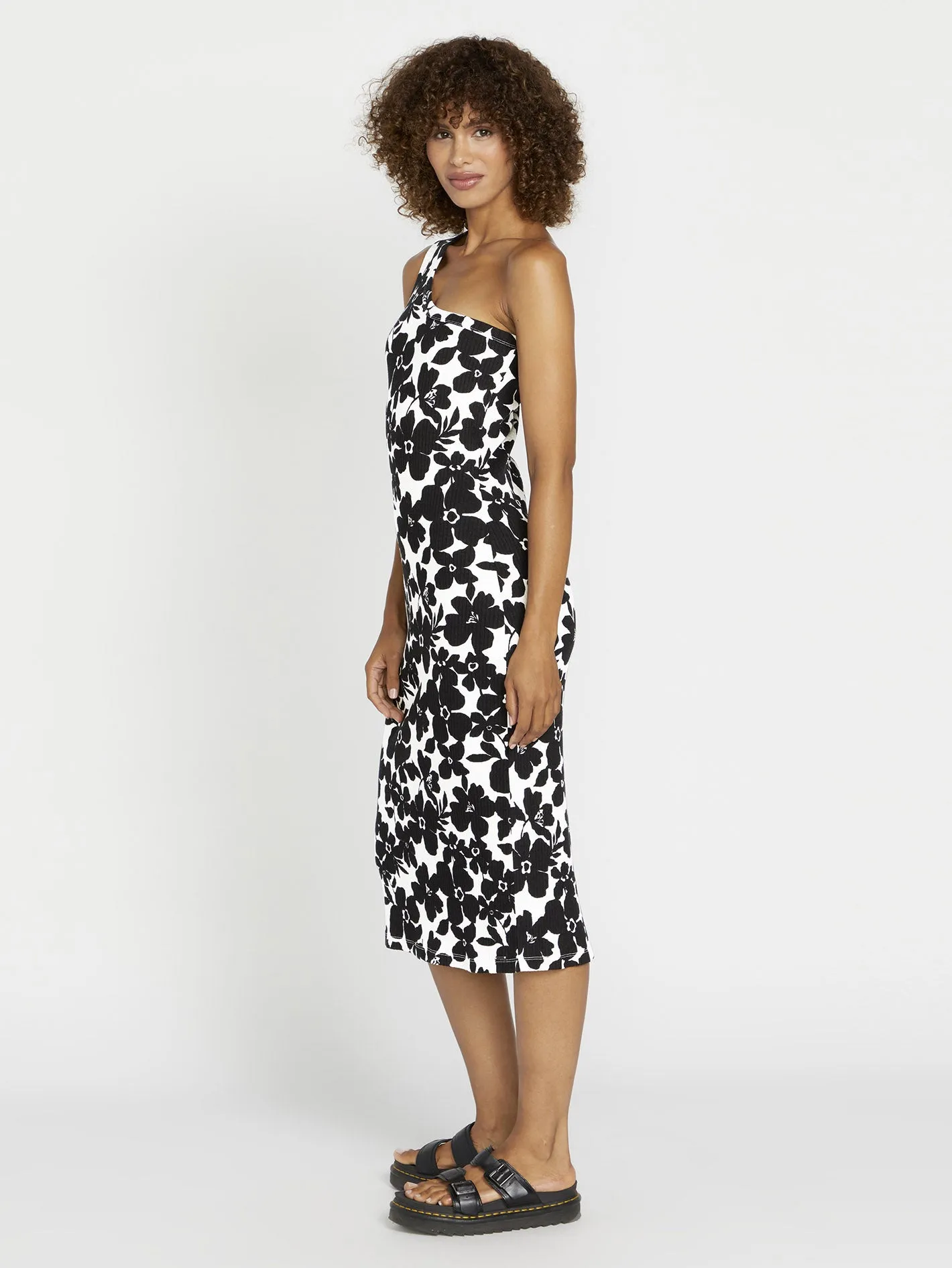 Coco Ho Assym Dress - Black White