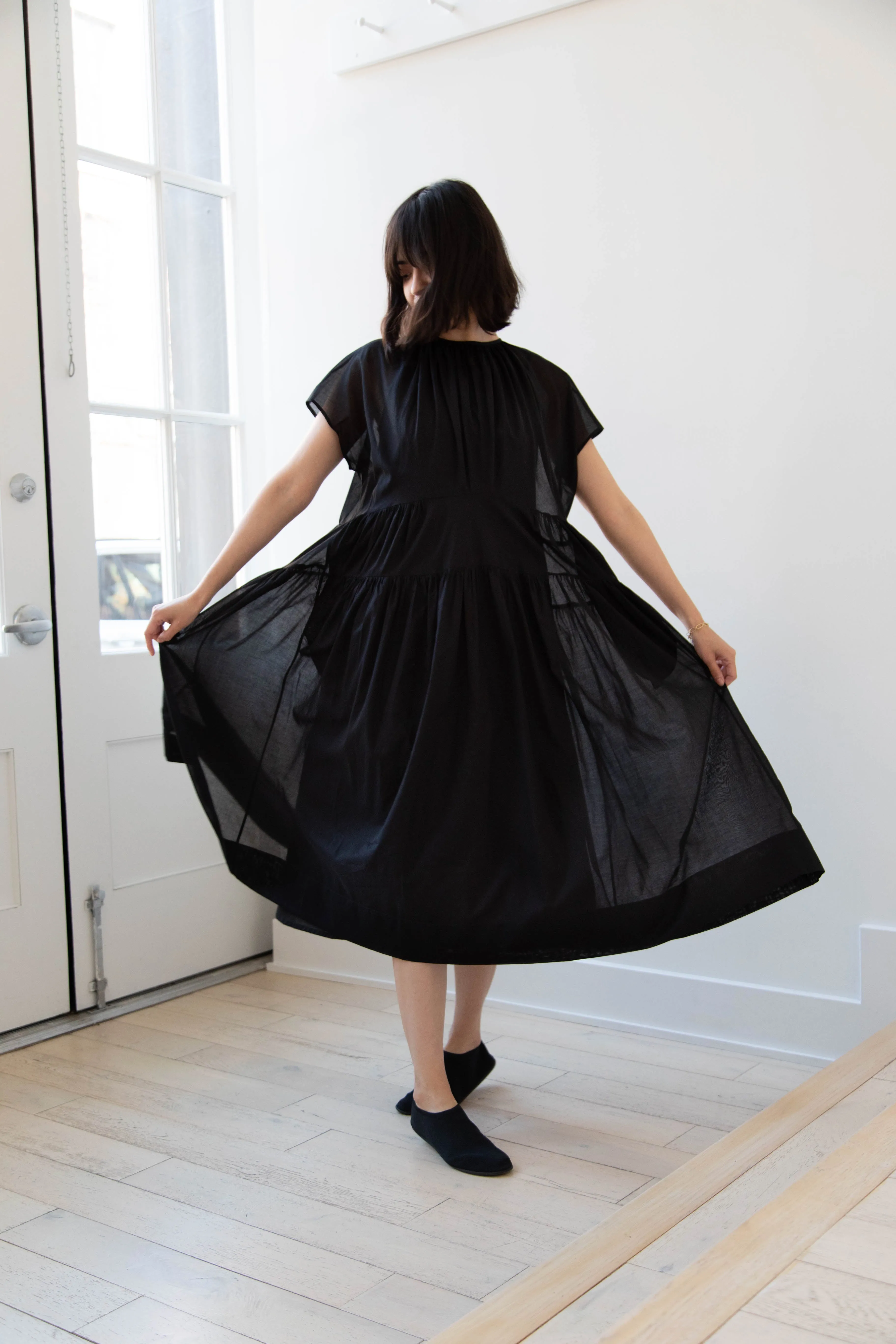 École De Curiosités | Rachael Dress in Black