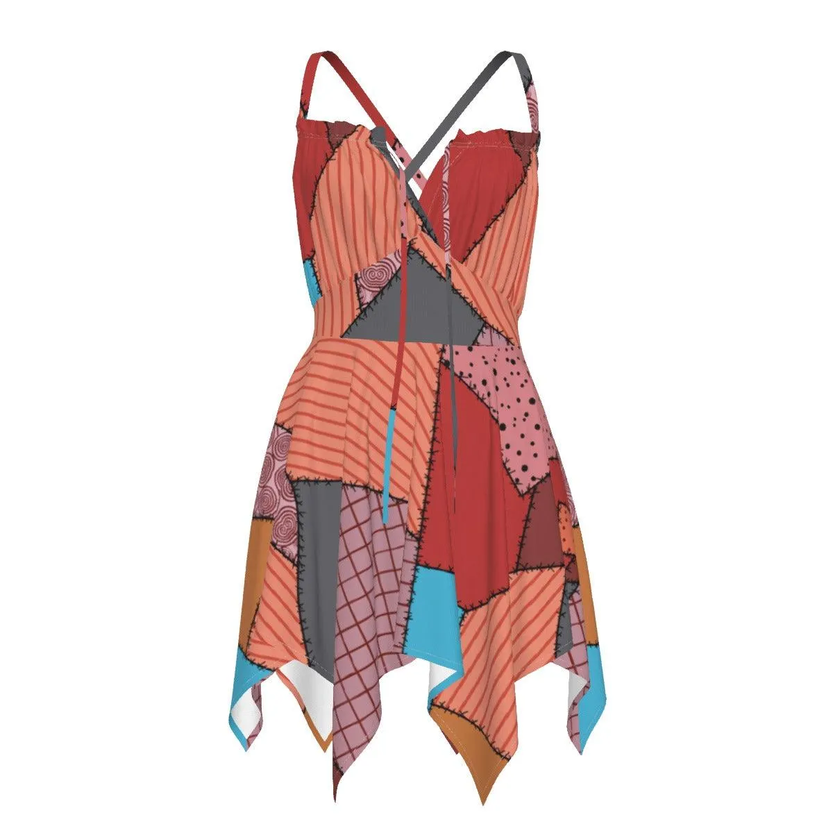 Color Nightmare All-Over Print Women's Slip Dress