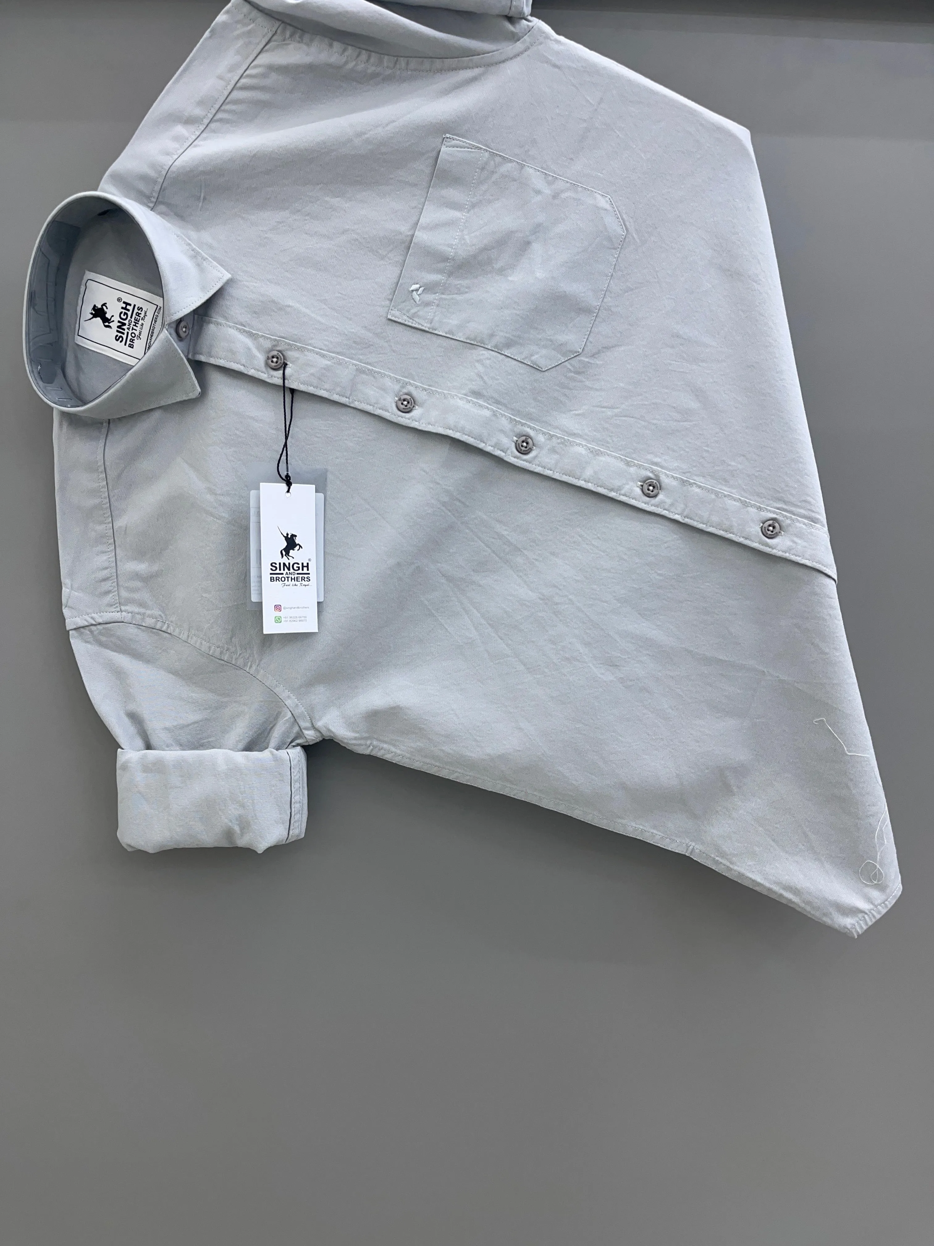 Cotton Oxford Shirt  S-15