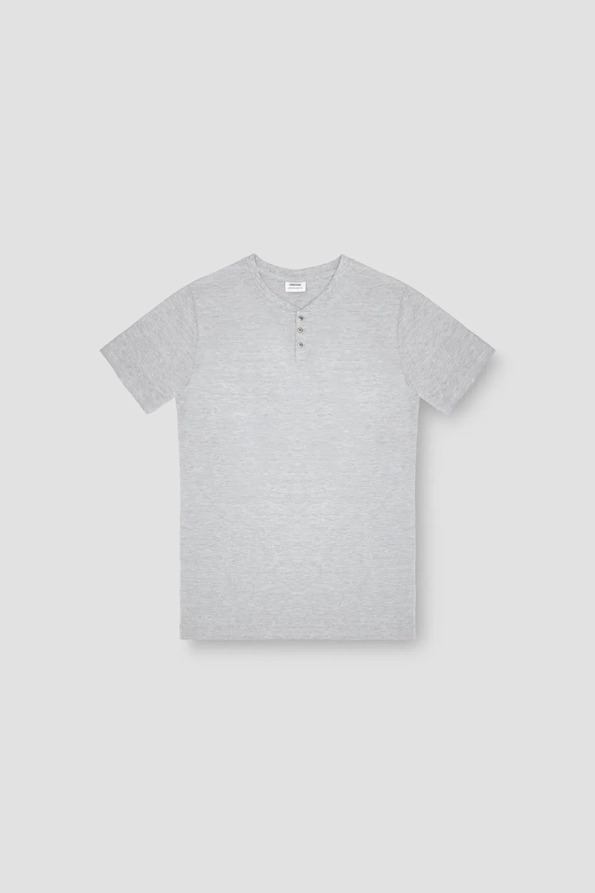 Crew Neck Basic T-Shirt For Men - Heather Grey