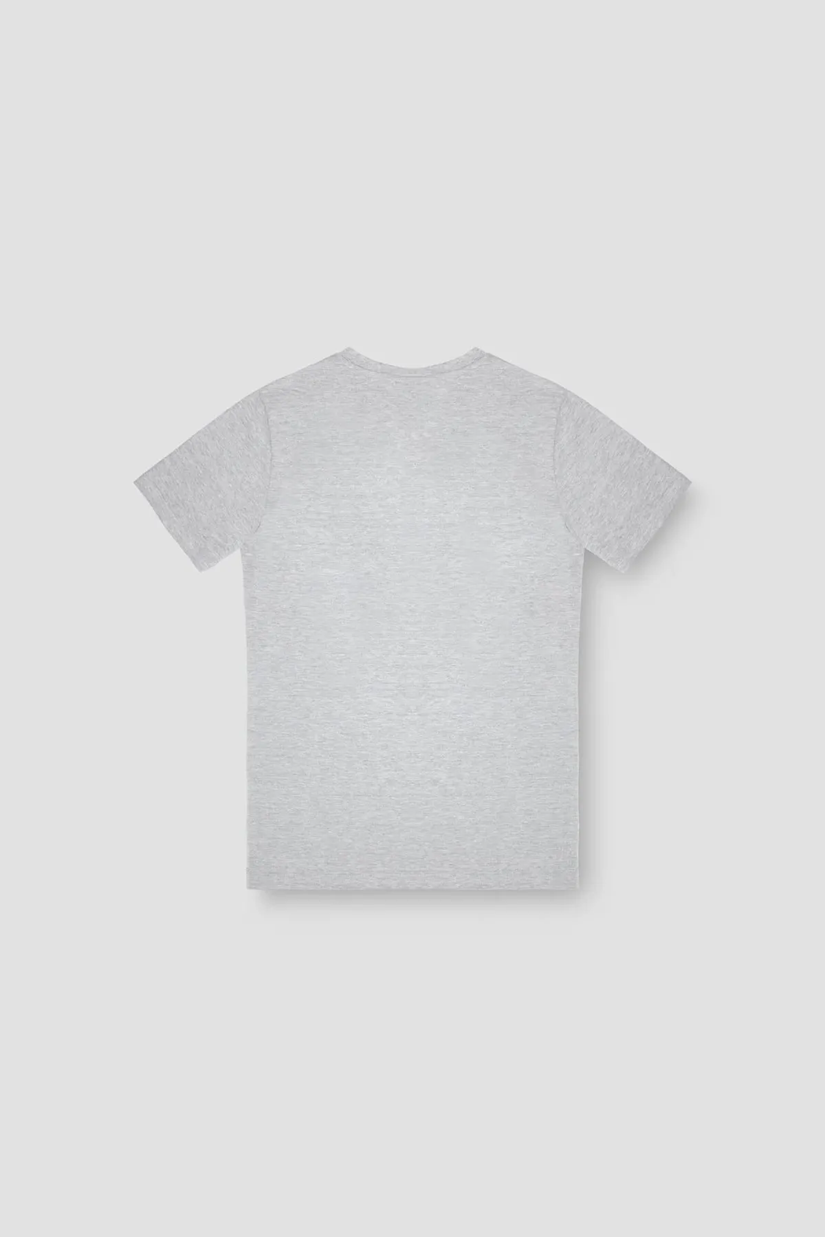 Crew Neck Basic T-Shirt For Men - Heather Grey