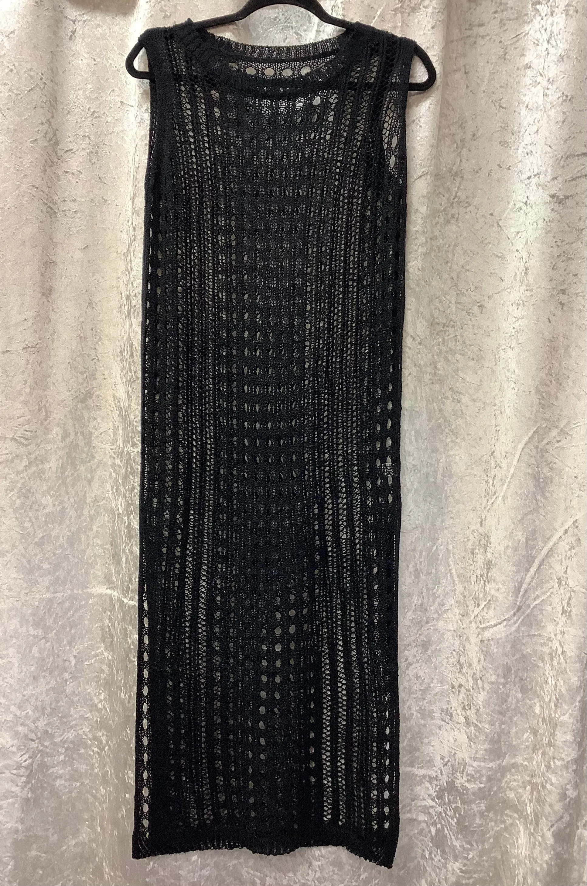 Crochet Sheer Long Slip Dress