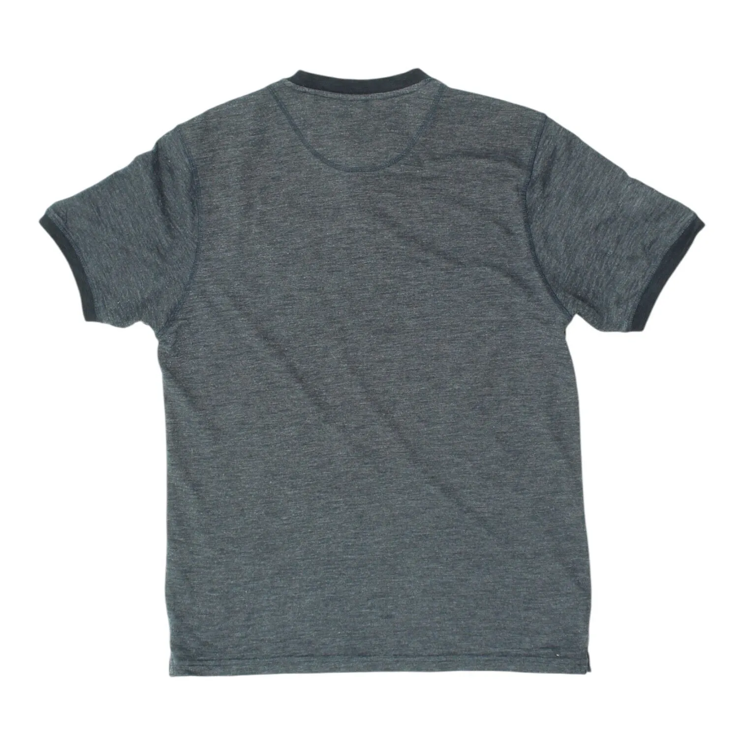 Diesel Mens Grey Henley Tshirt | Causal Designer Tee Shirt VTG