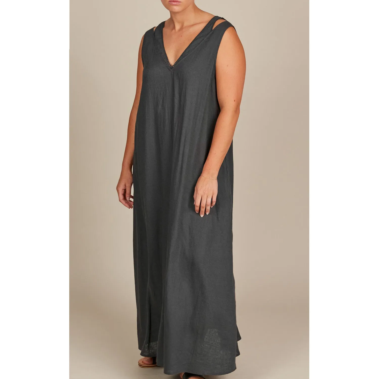 Dress Amelie Tank Maxi - Graphite