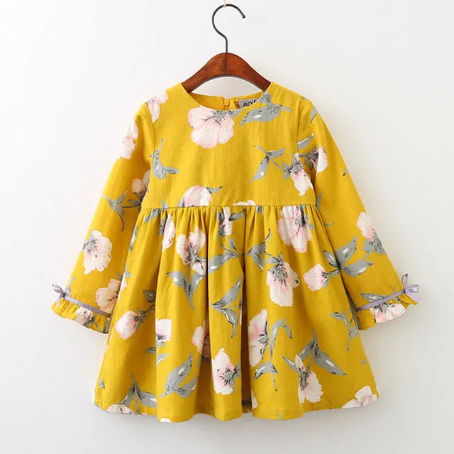 Dress Autumn Winter New Design Baby Girls Dress Girls Casual Dresses Kids