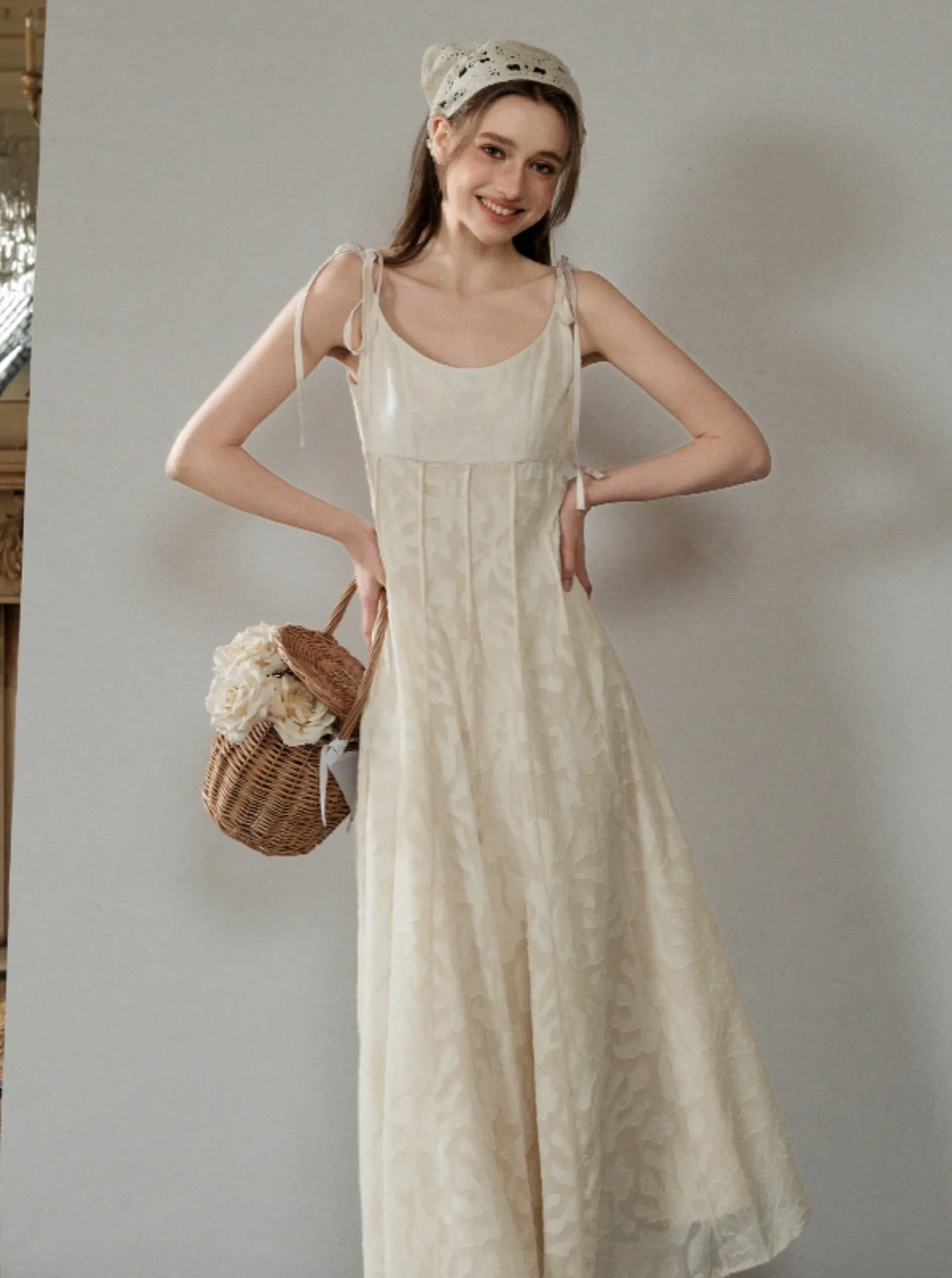 Elegant White Slip Dress