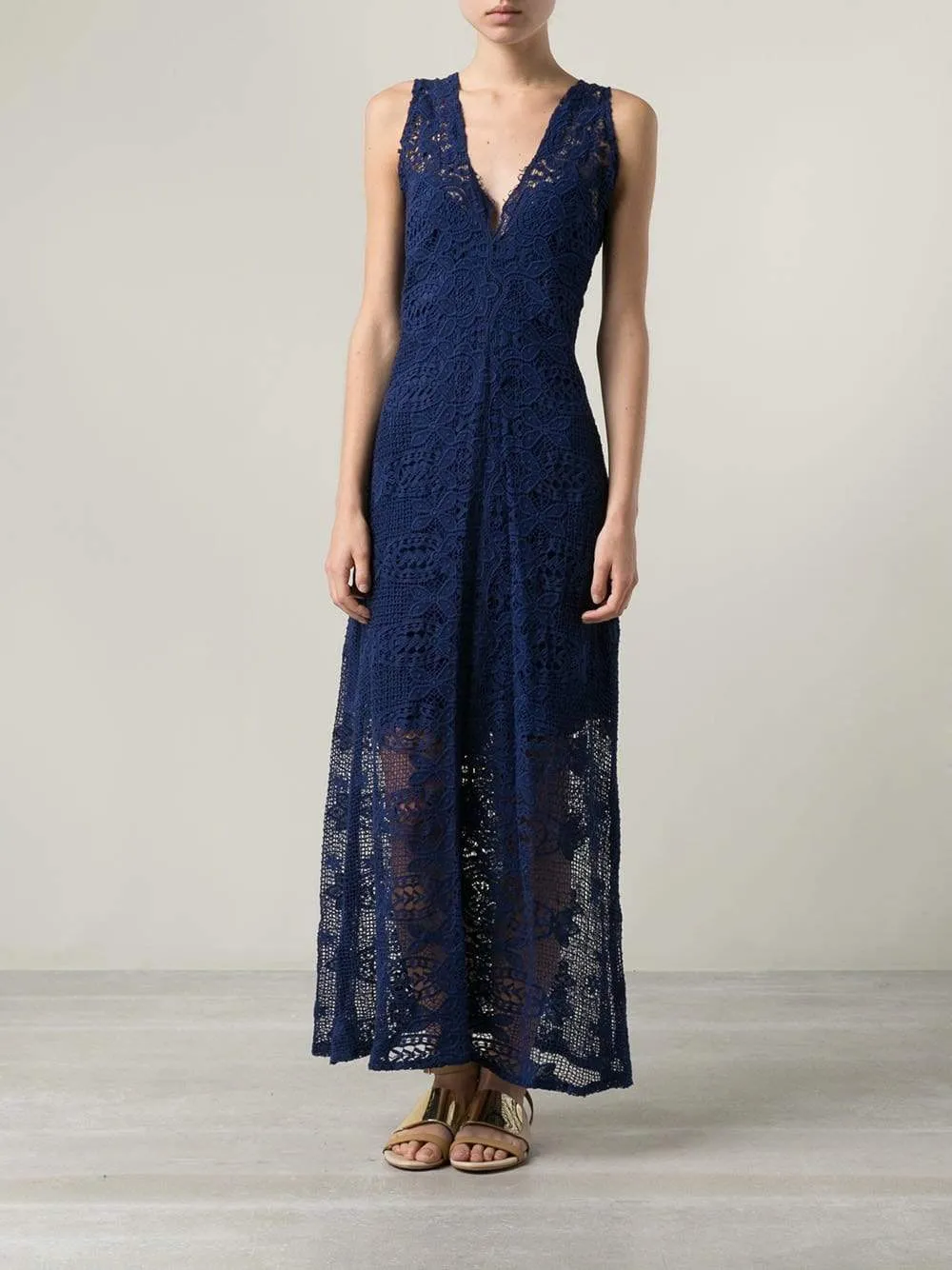 Eve Cotton Crochet Dress And Slip