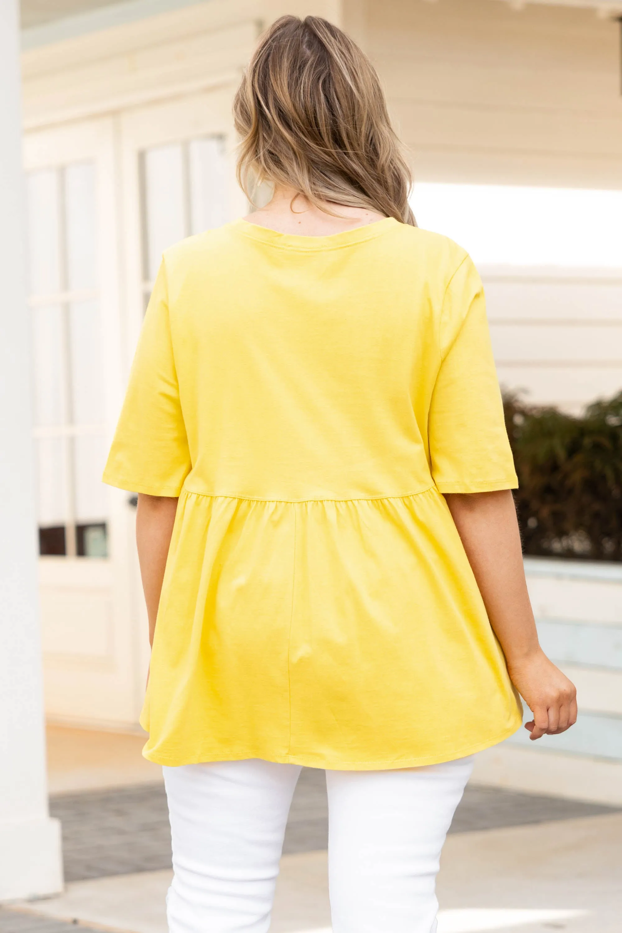 Fearless Soul Top, Yellow