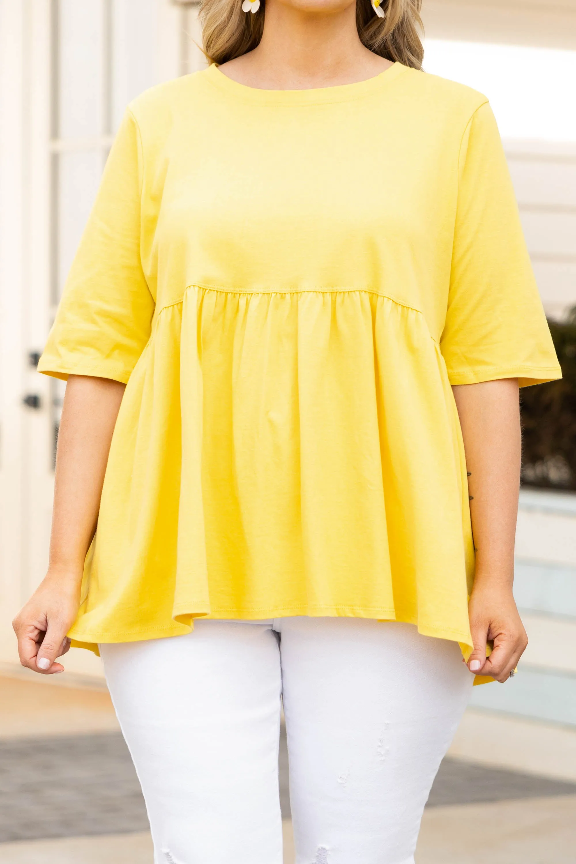 Fearless Soul Top, Yellow