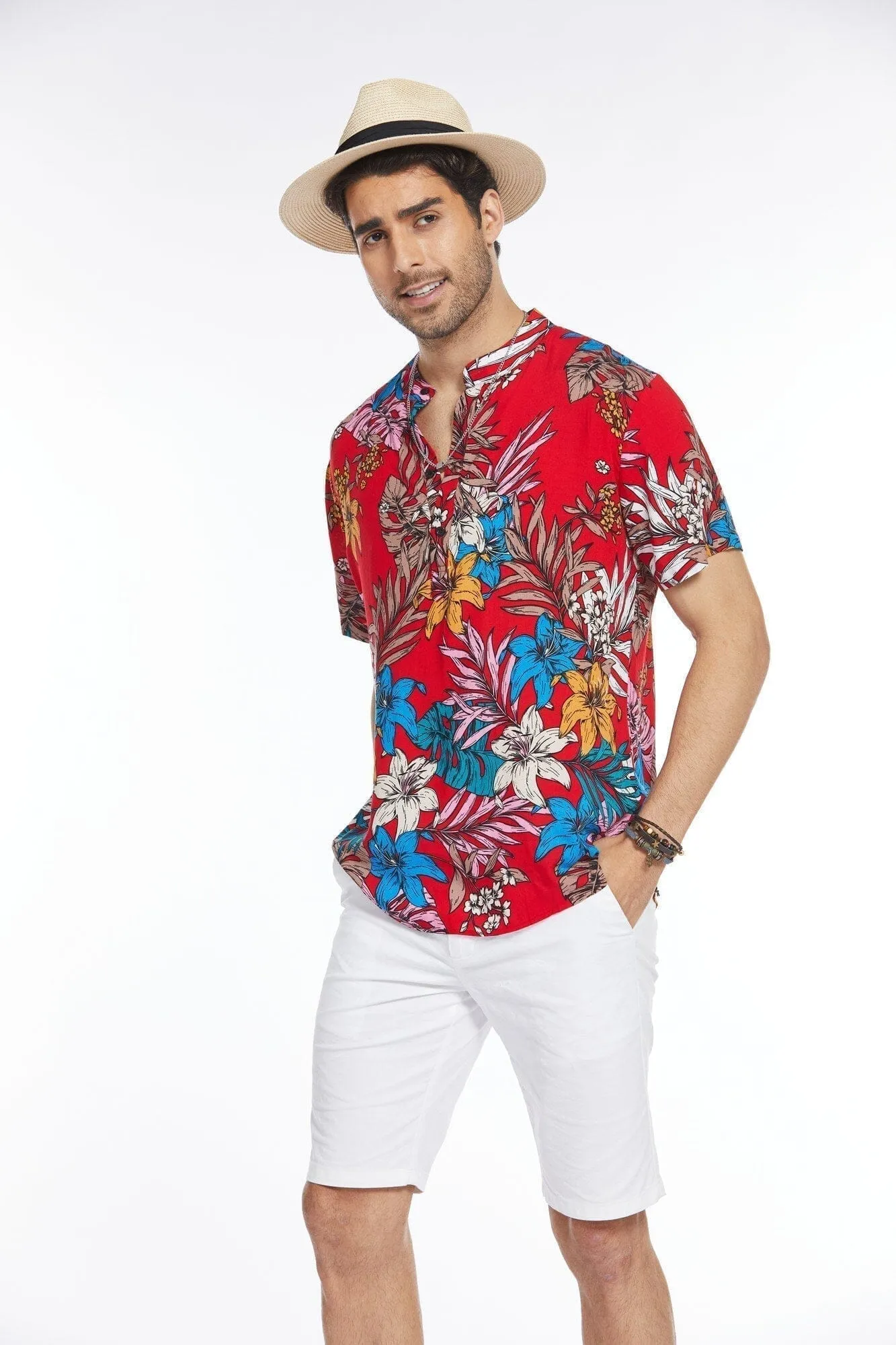 Floral Henley Shirt (US Only)