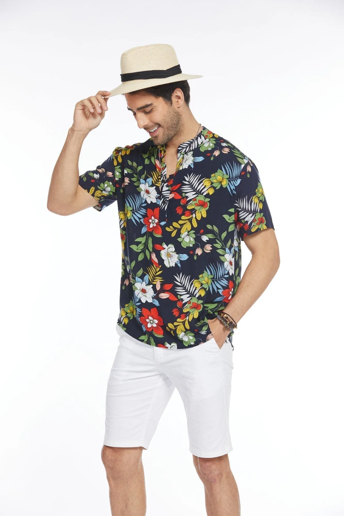 Floral Henley Shirt (US Only)