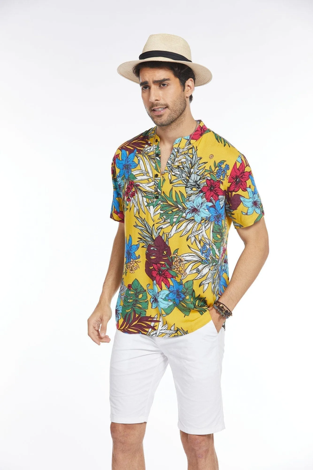 Floral Henley Shirt (US Only)