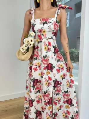 Floral Print Slip Dress