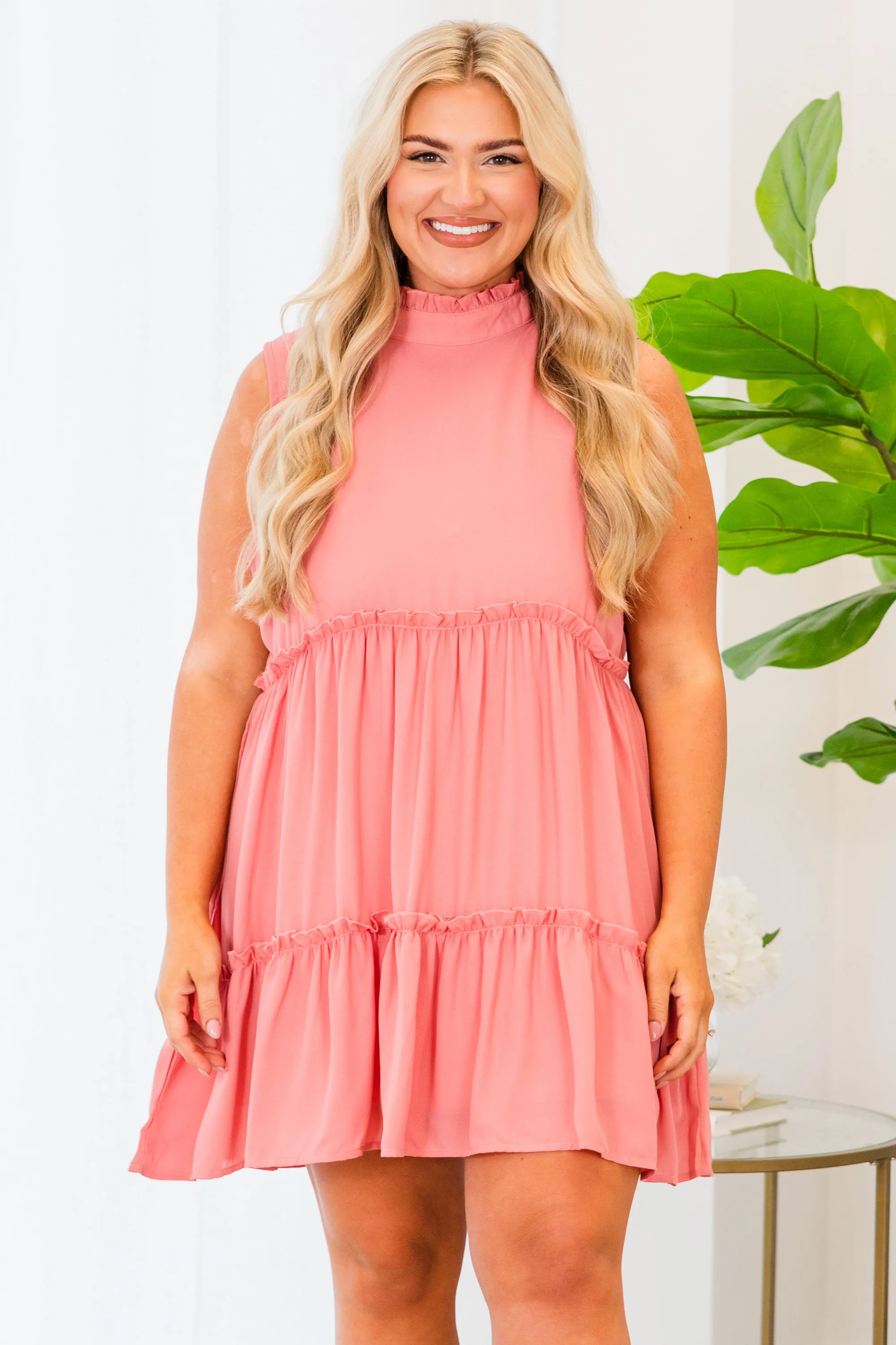 Flourish With Me Dress, Dusty Pink