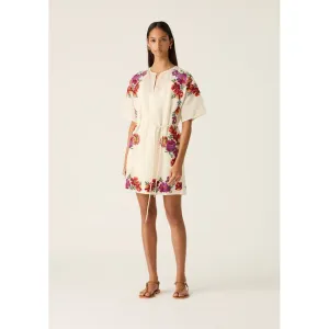 Frida Embroidery Mini Dress